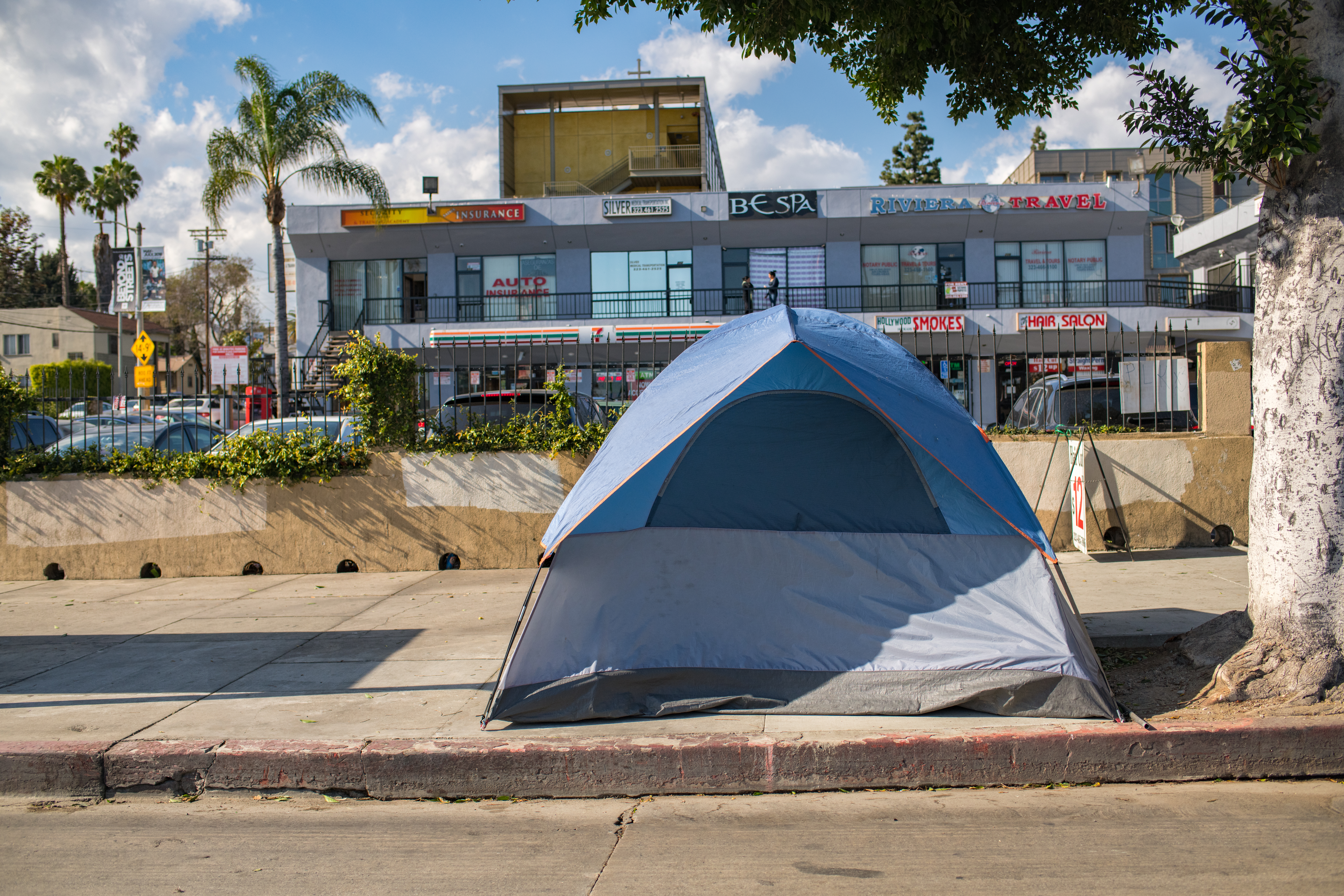 Tent in Hollywood