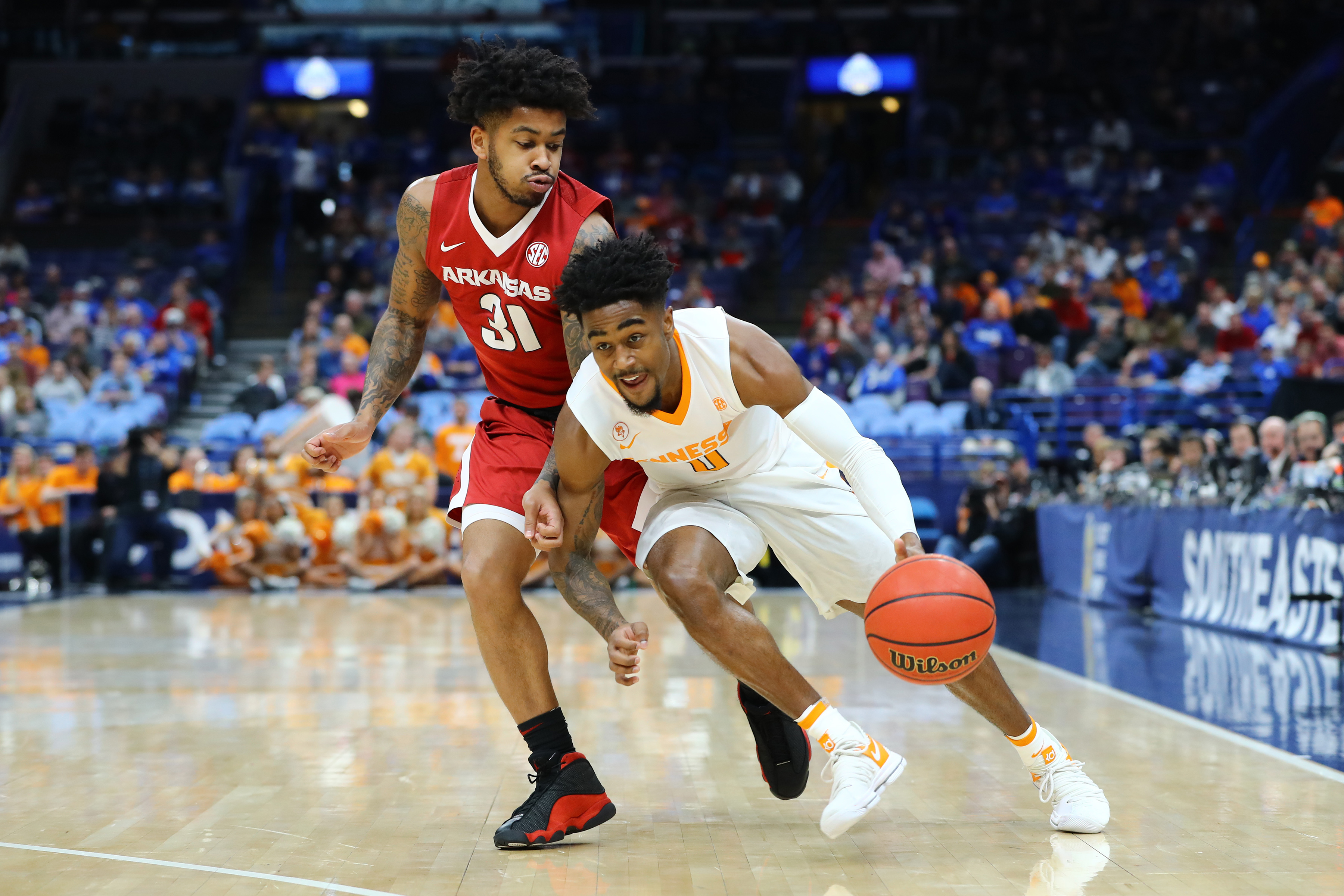 NCAA Basketball: SEC Conference Tournament-Tennessee vs Arkansas
