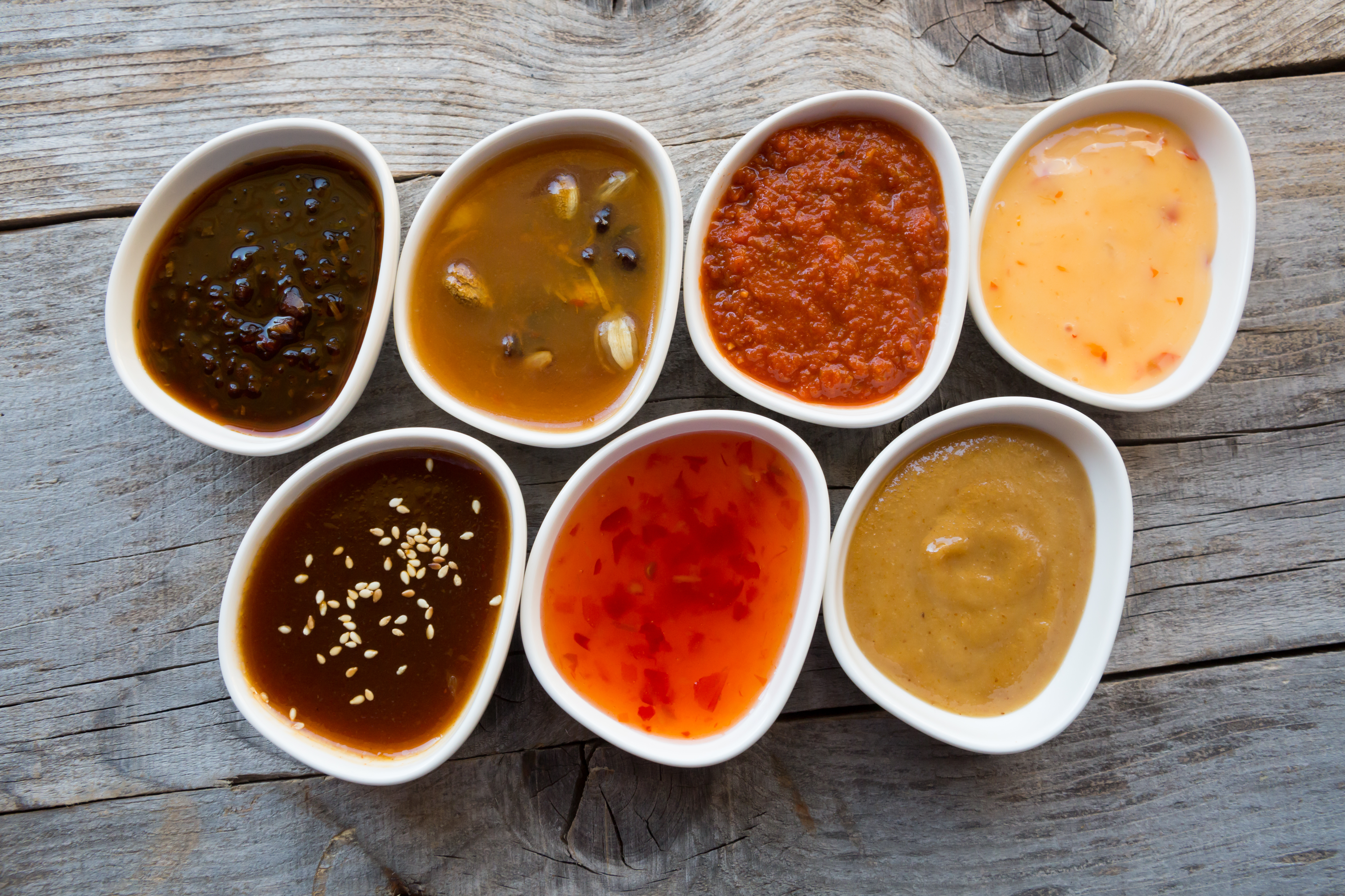 All sorts of sauces
