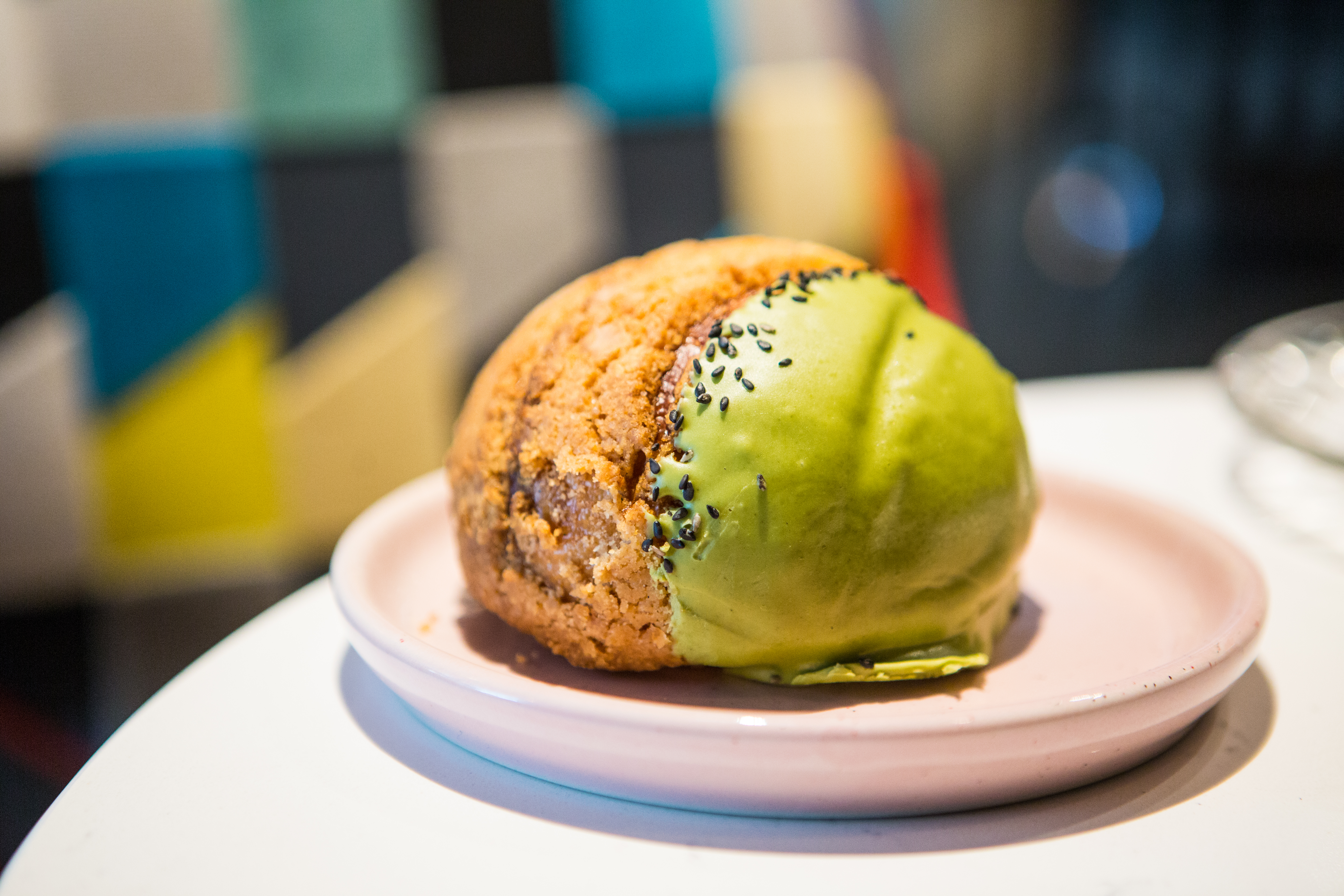 The matcha concha from Alfred