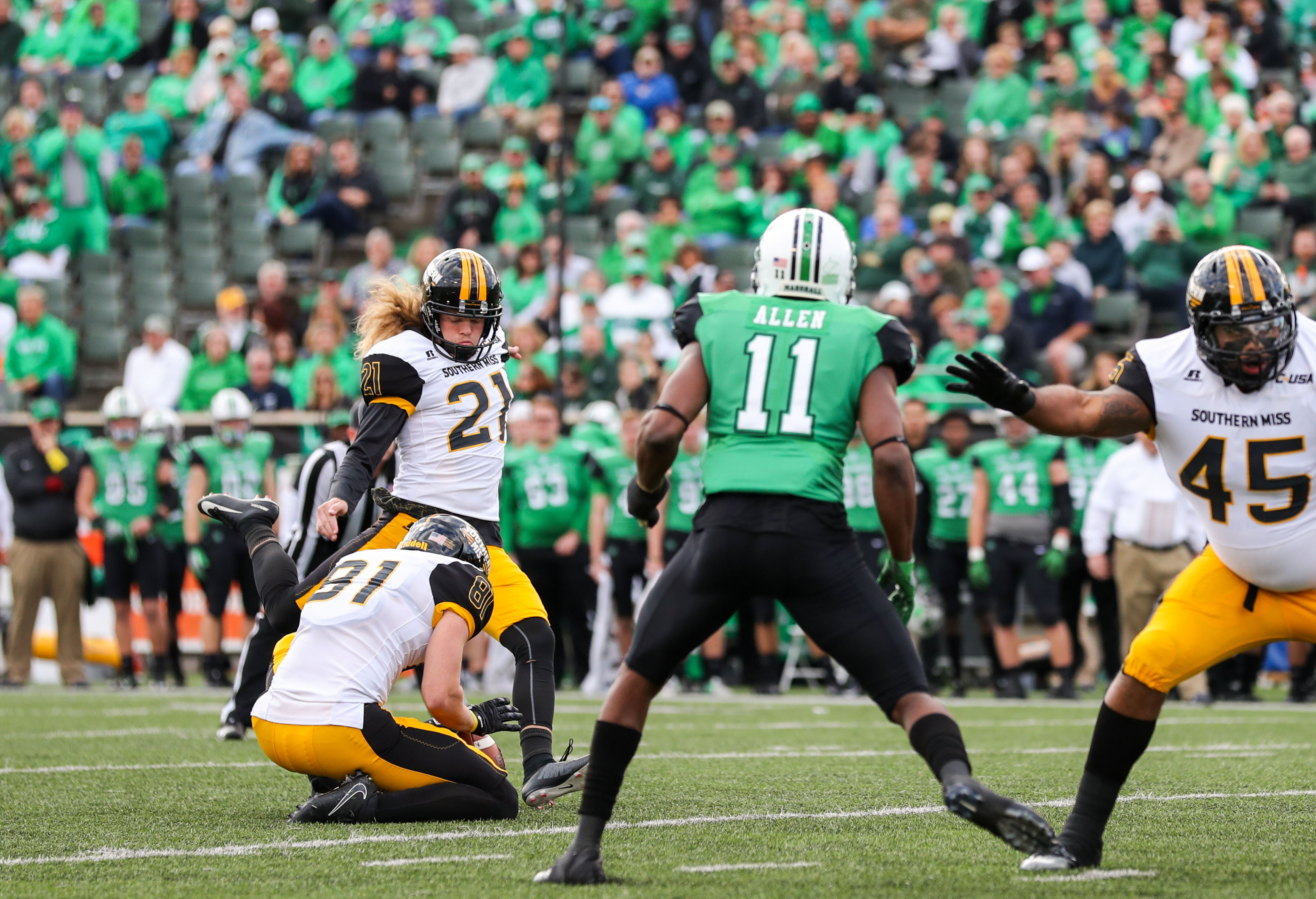 NCAA Football: Southern Mississippi at Marshall