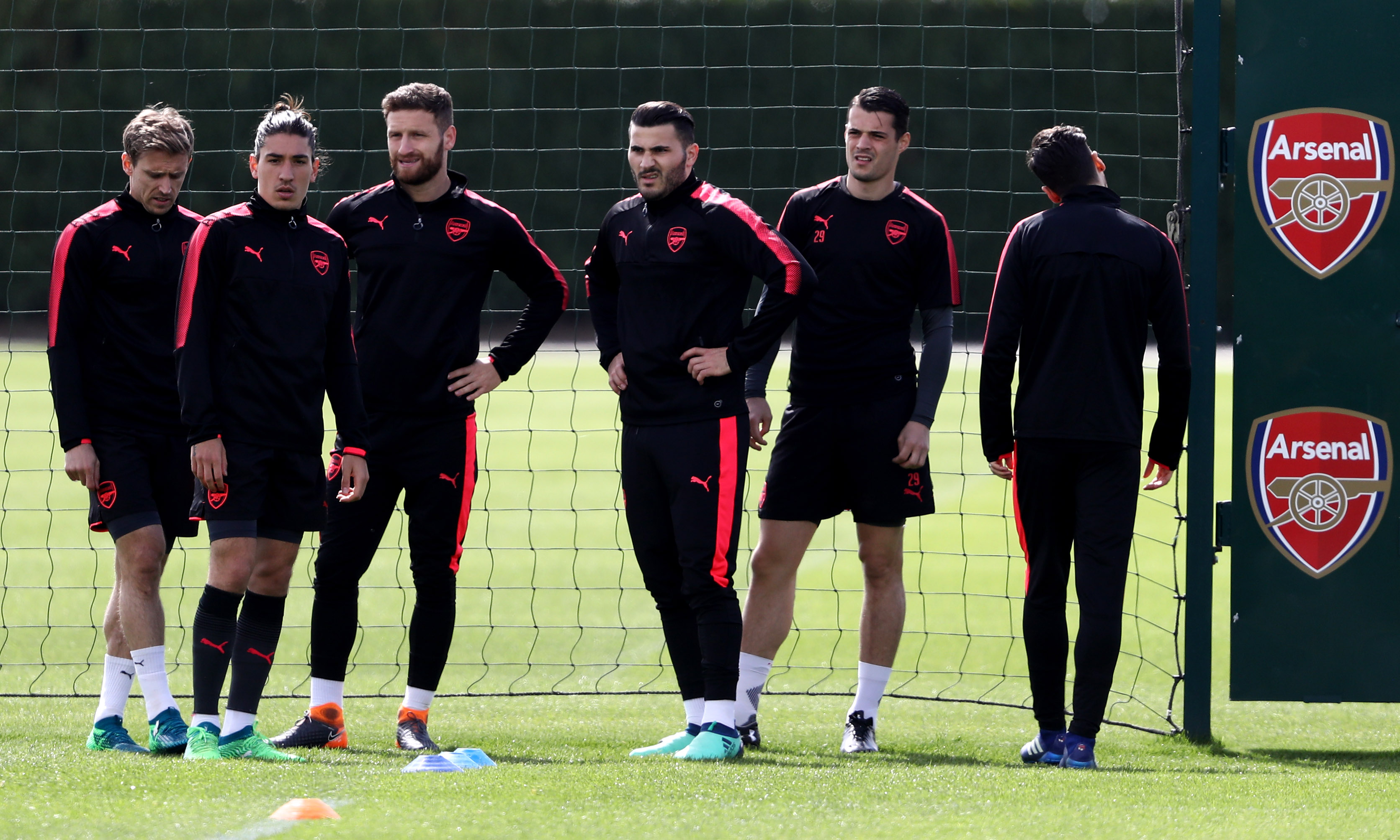 Arsenal Training And Press Conference