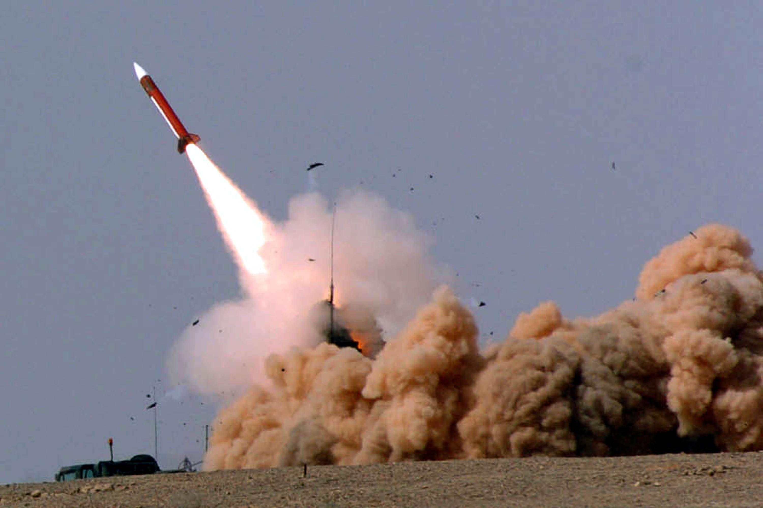 Israel fires a Patriot missile in 2005 during a military exercise.