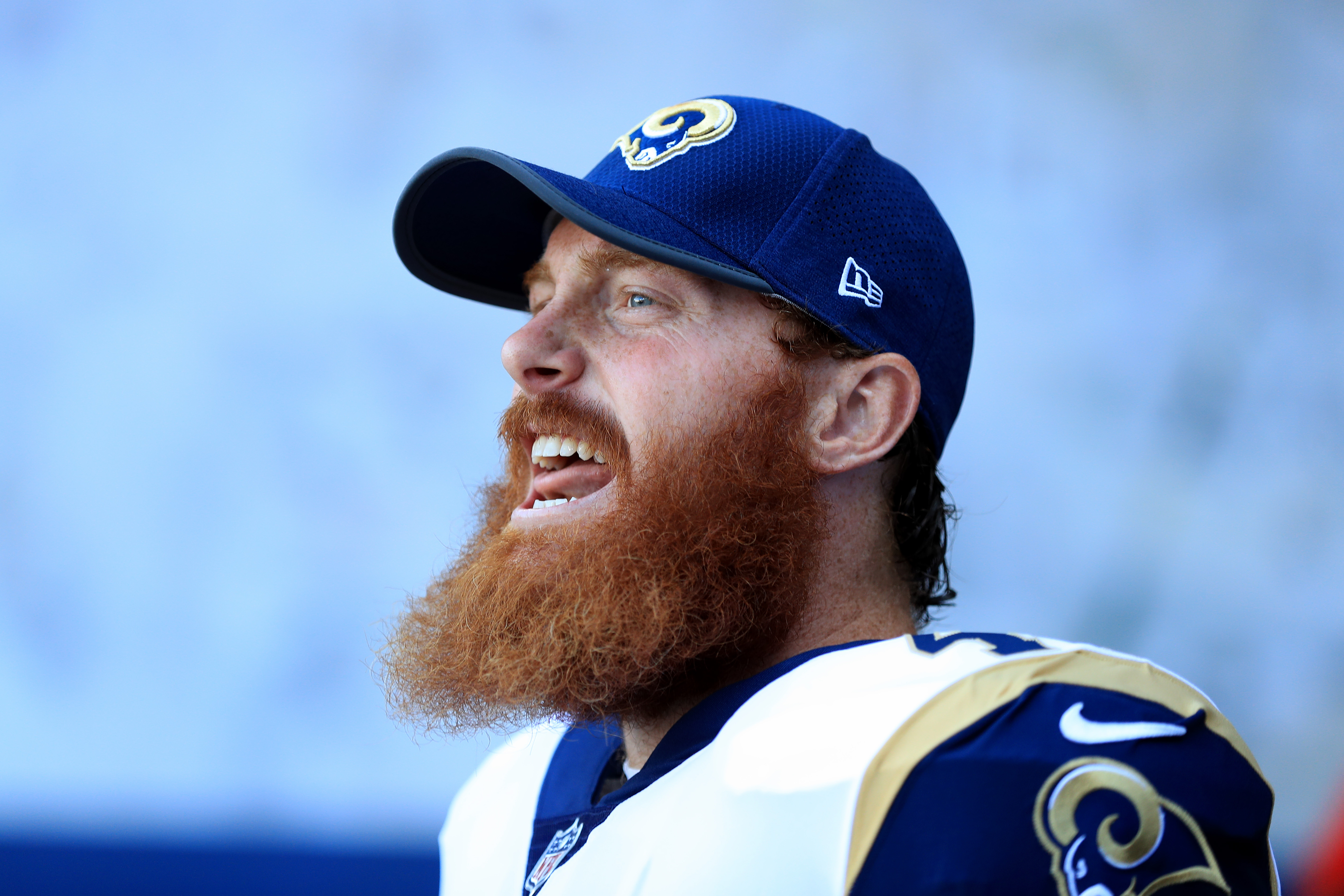 Los Angeles Rams LS Jake McQuaide before a game against the Dallas Cowboys in Week 1 of the preseason, August 12, 2017.