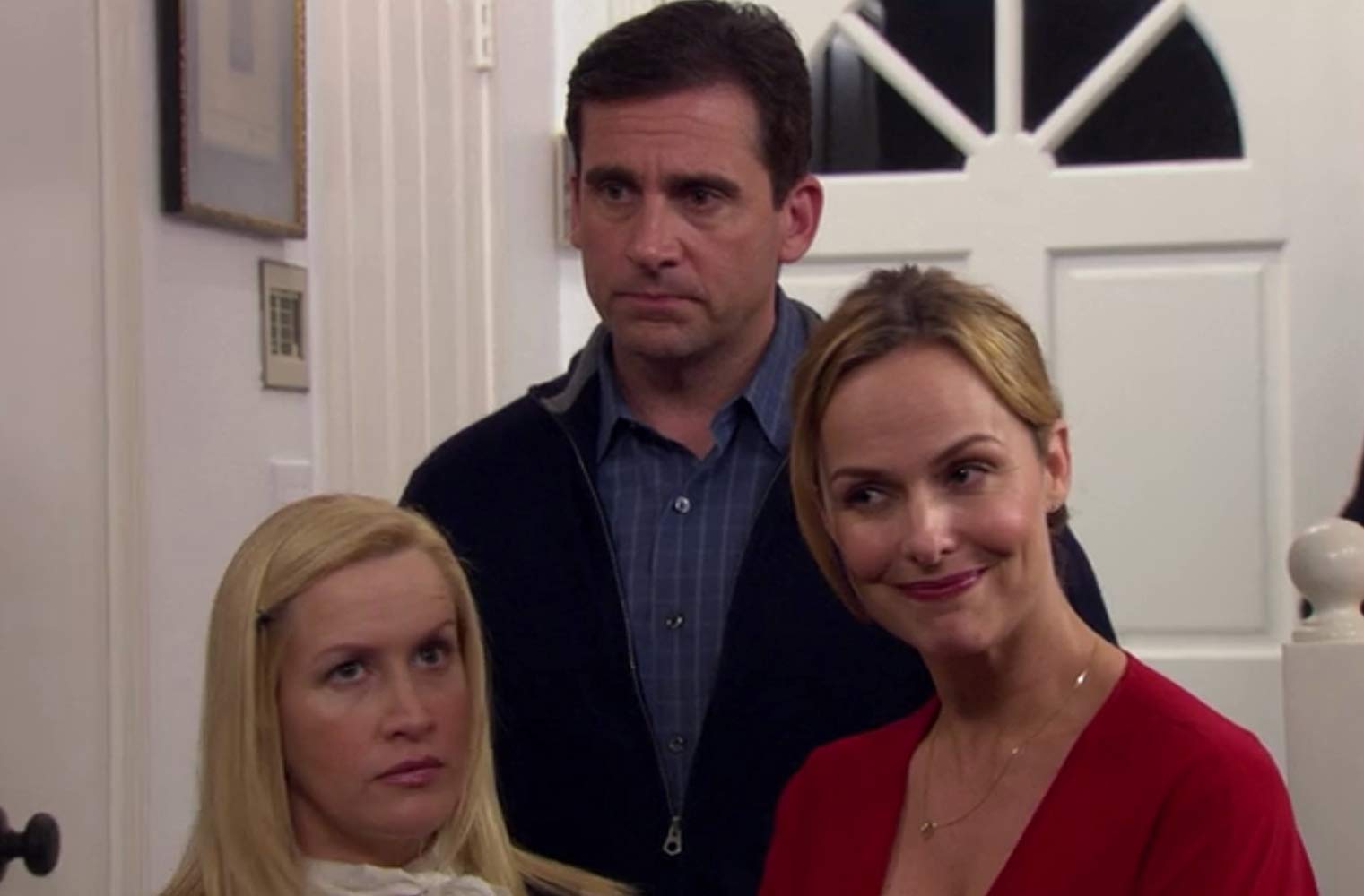 Angela, Michael, and Jan in ‘The Office’