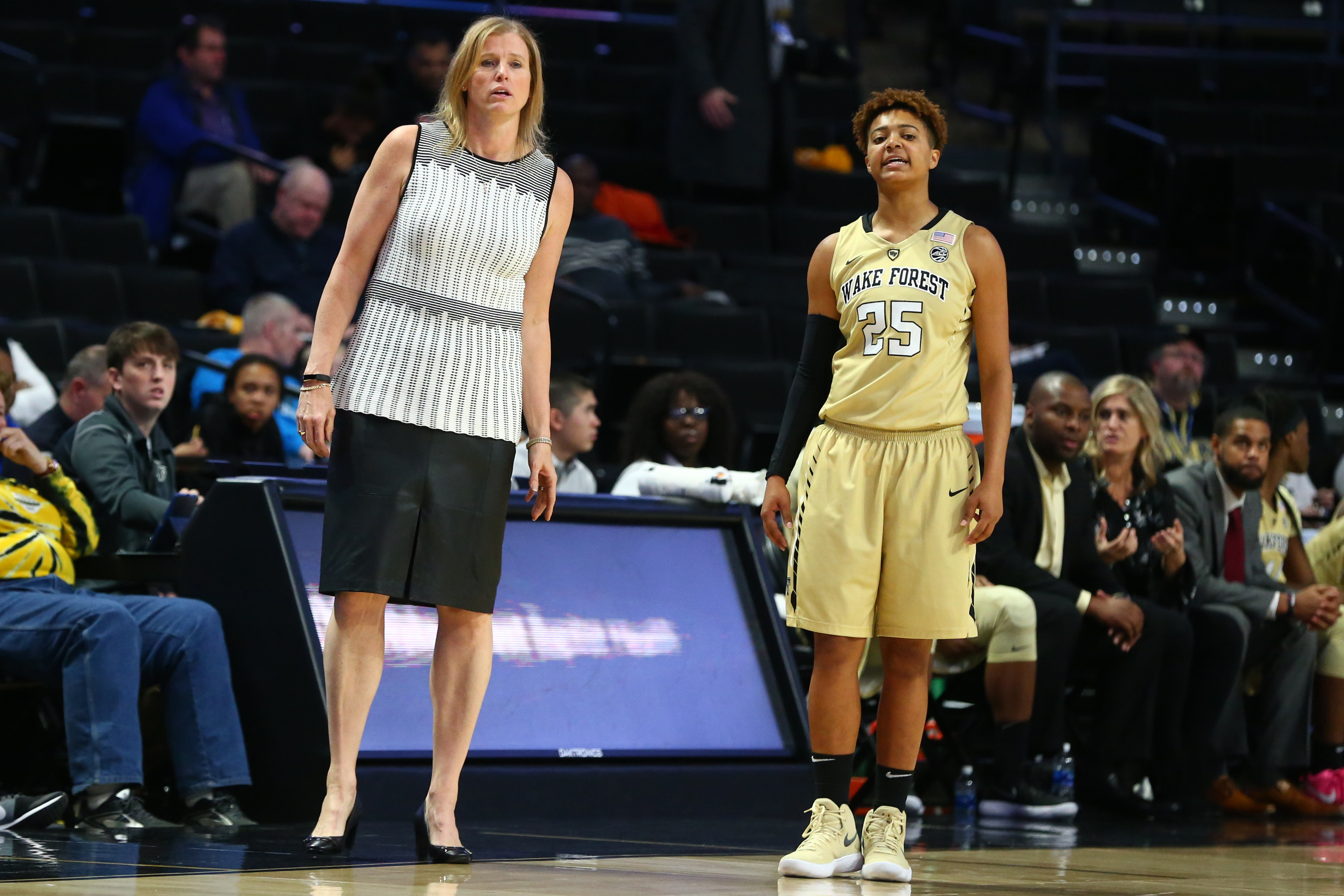 NCAA Womens Basketball: Notre Dame at Wake Forest