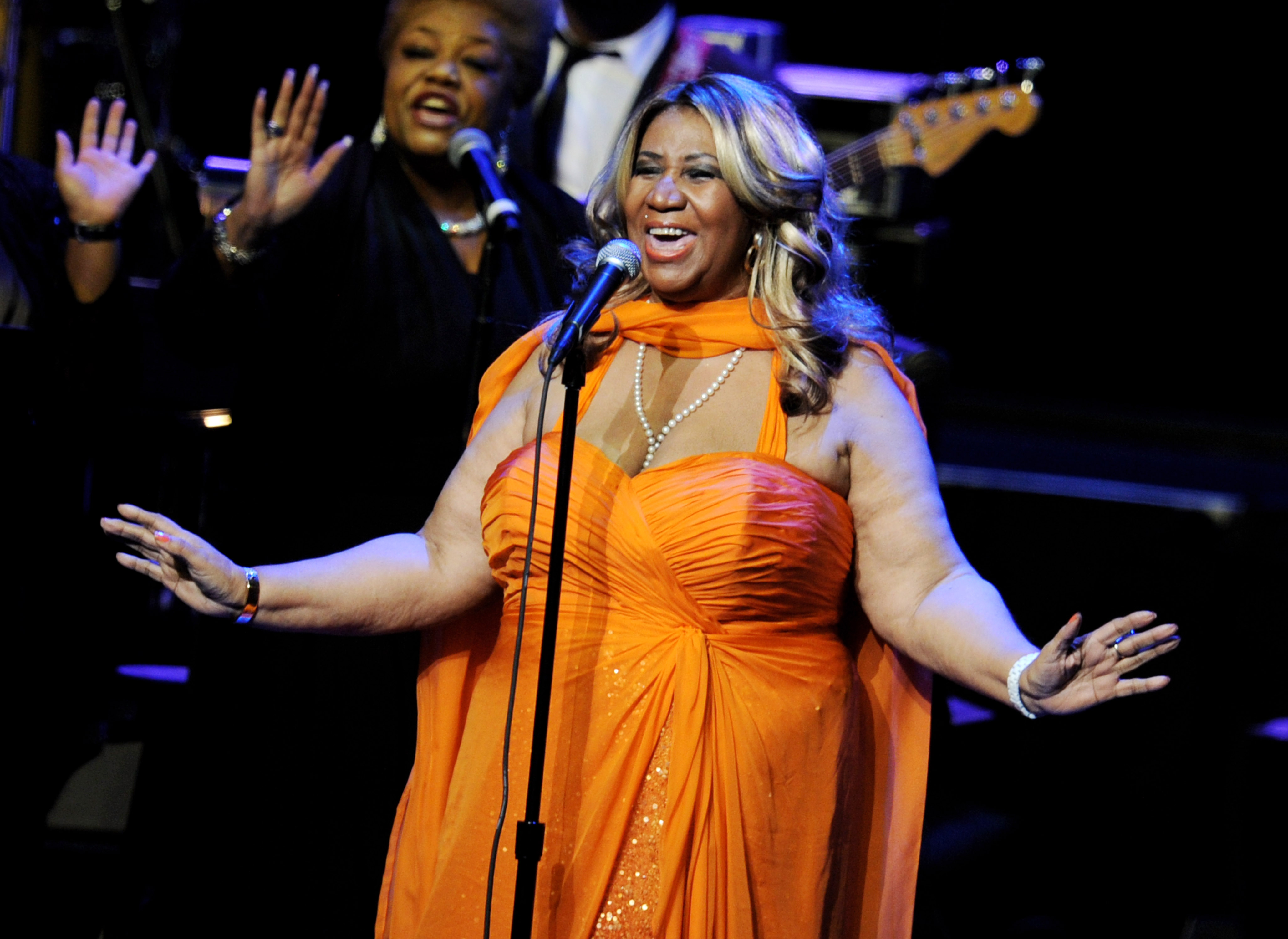 Aretha Franklin Performs At The Nokia Theatre L.A. Live