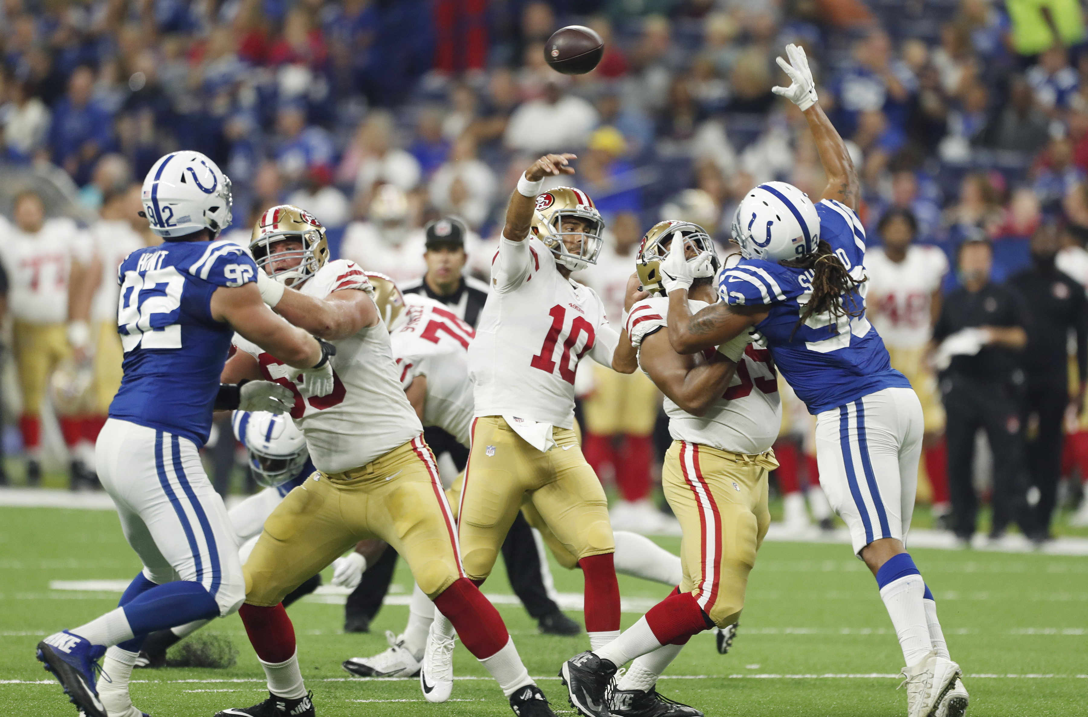 NFL: San Francisco 49ers at Indianapolis Colts