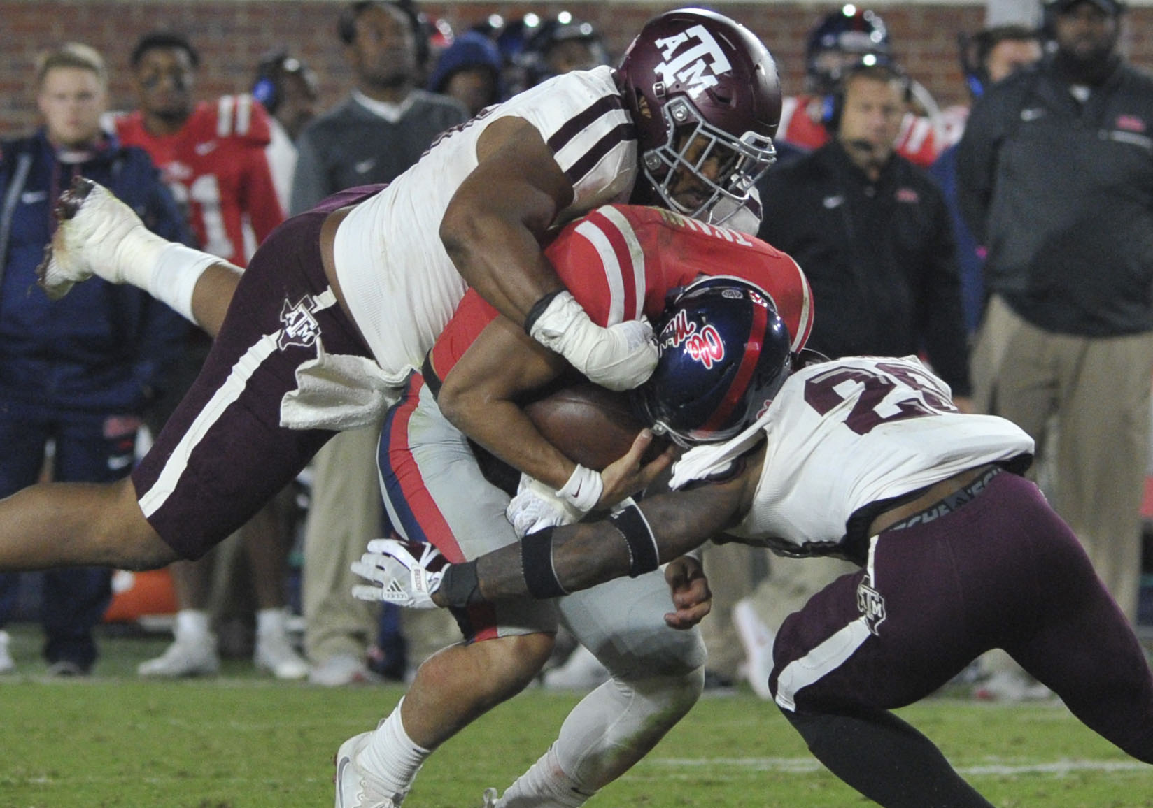 NCAA Football: Texas A&amp;M at Mississippi
