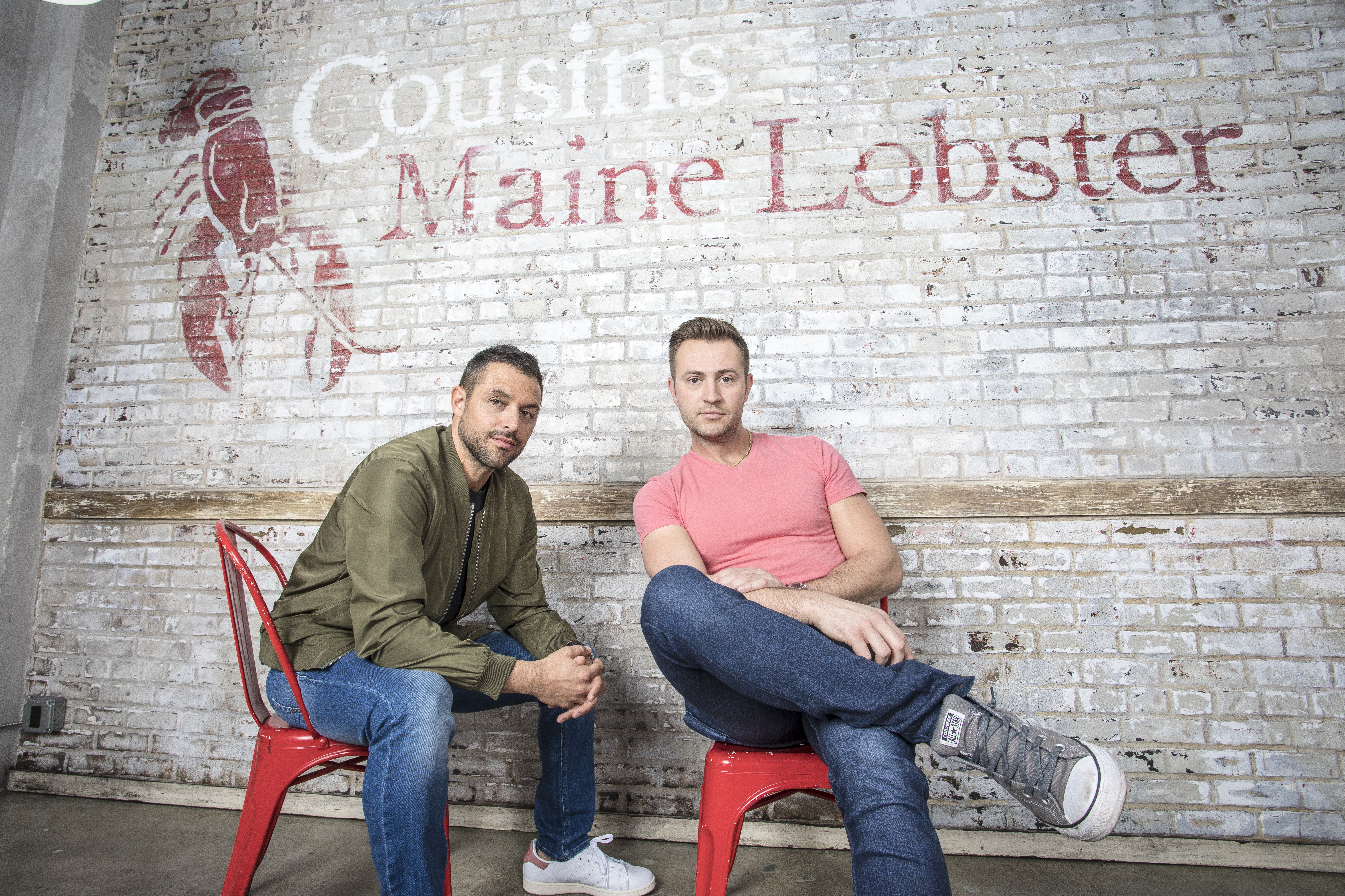 Sabin Lomac and Jim Tselikis of Cousins Maine Lobster NYC