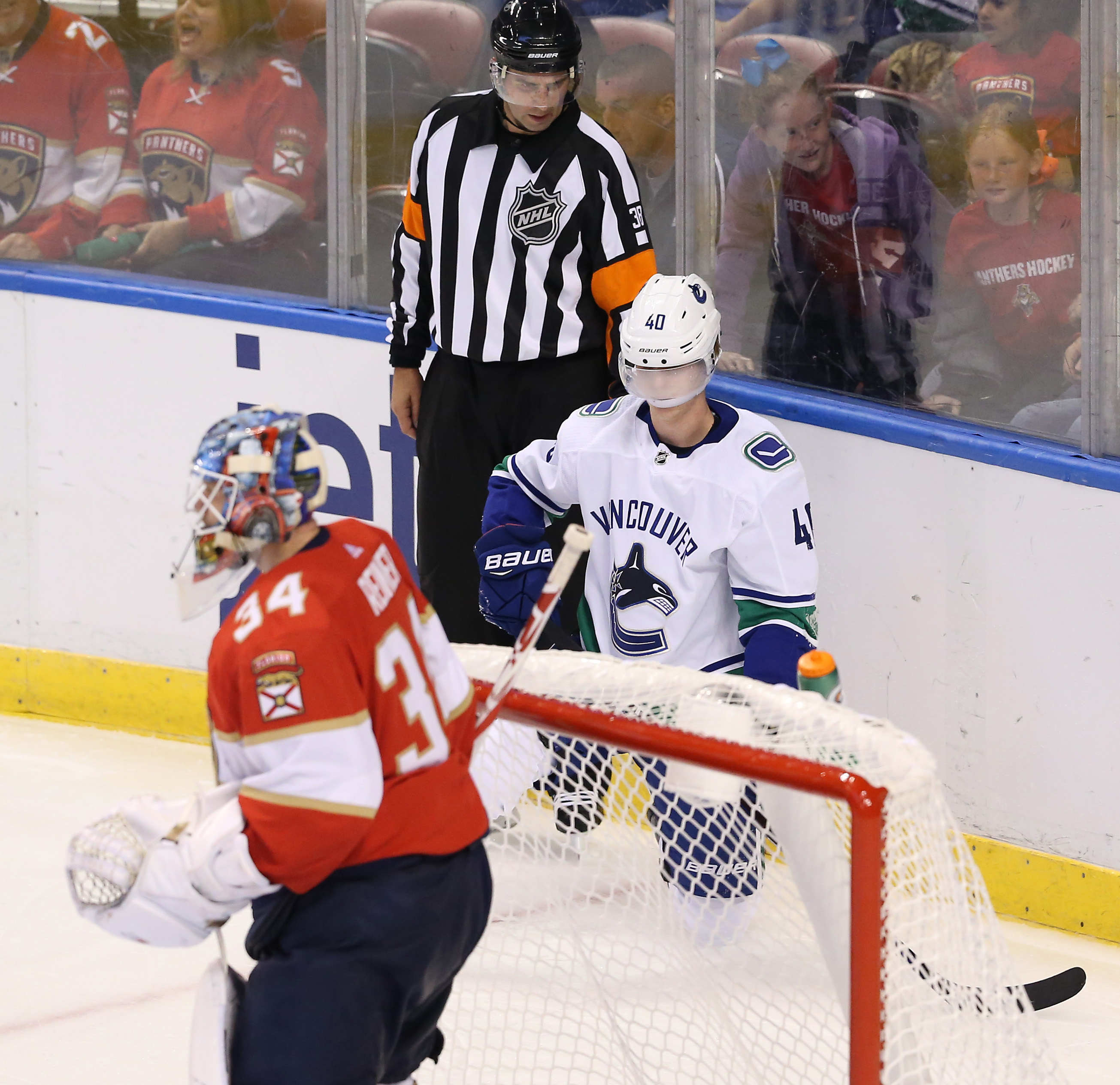 NHL: Vancouver Canucks at Florida Panthers