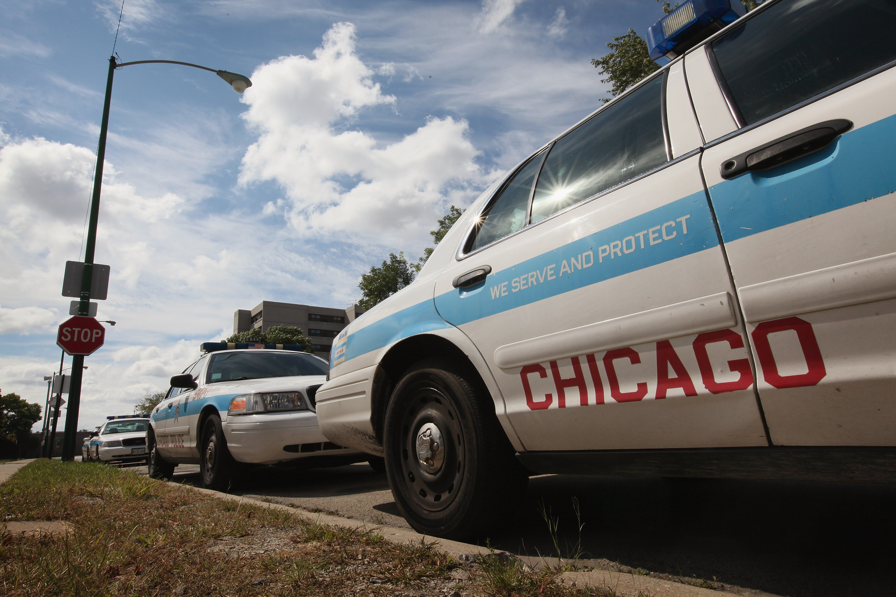 Chicago police cars.