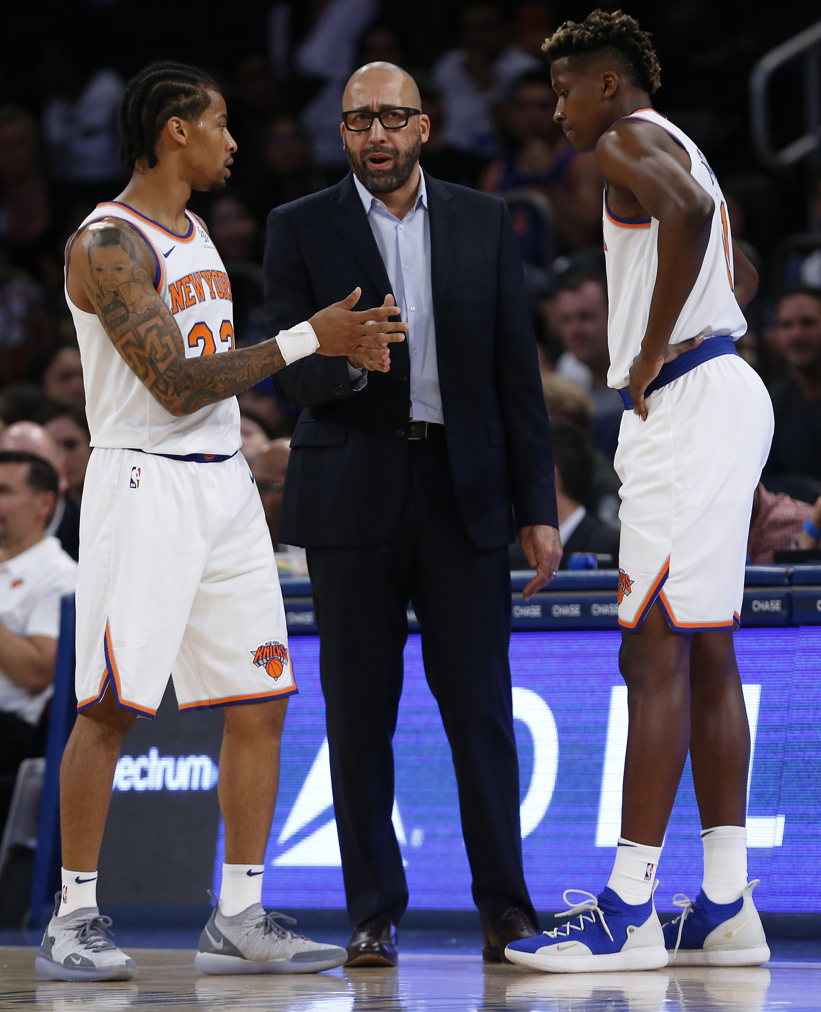 NBA: Preseason-New Orleans Pelicans at New York Knicks
