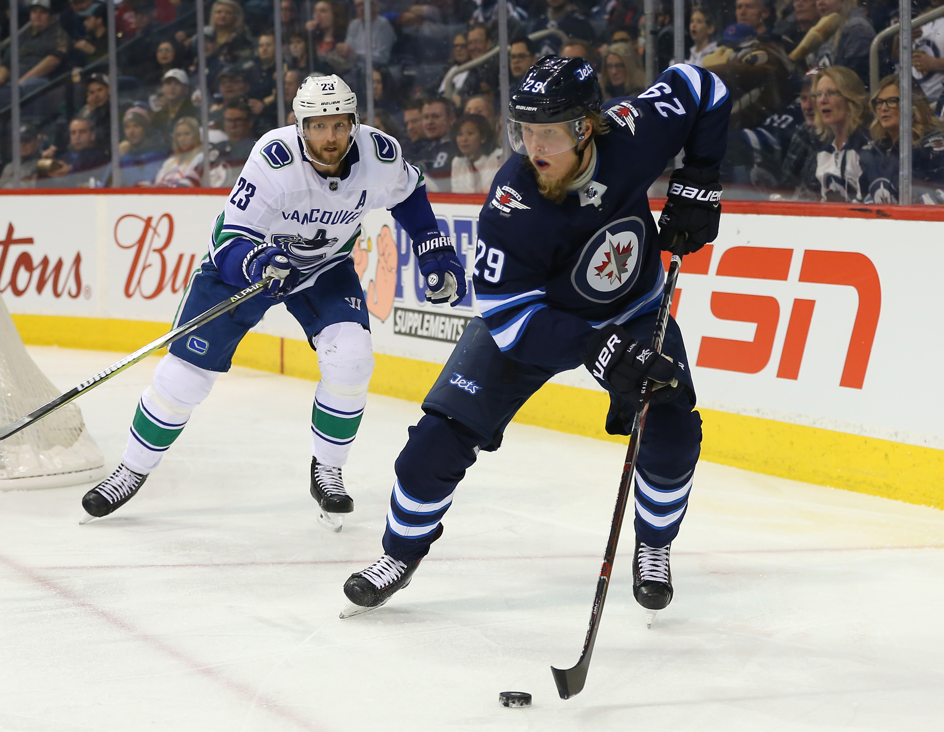 NHL: Vancouver Canucks at Winnipeg Jets