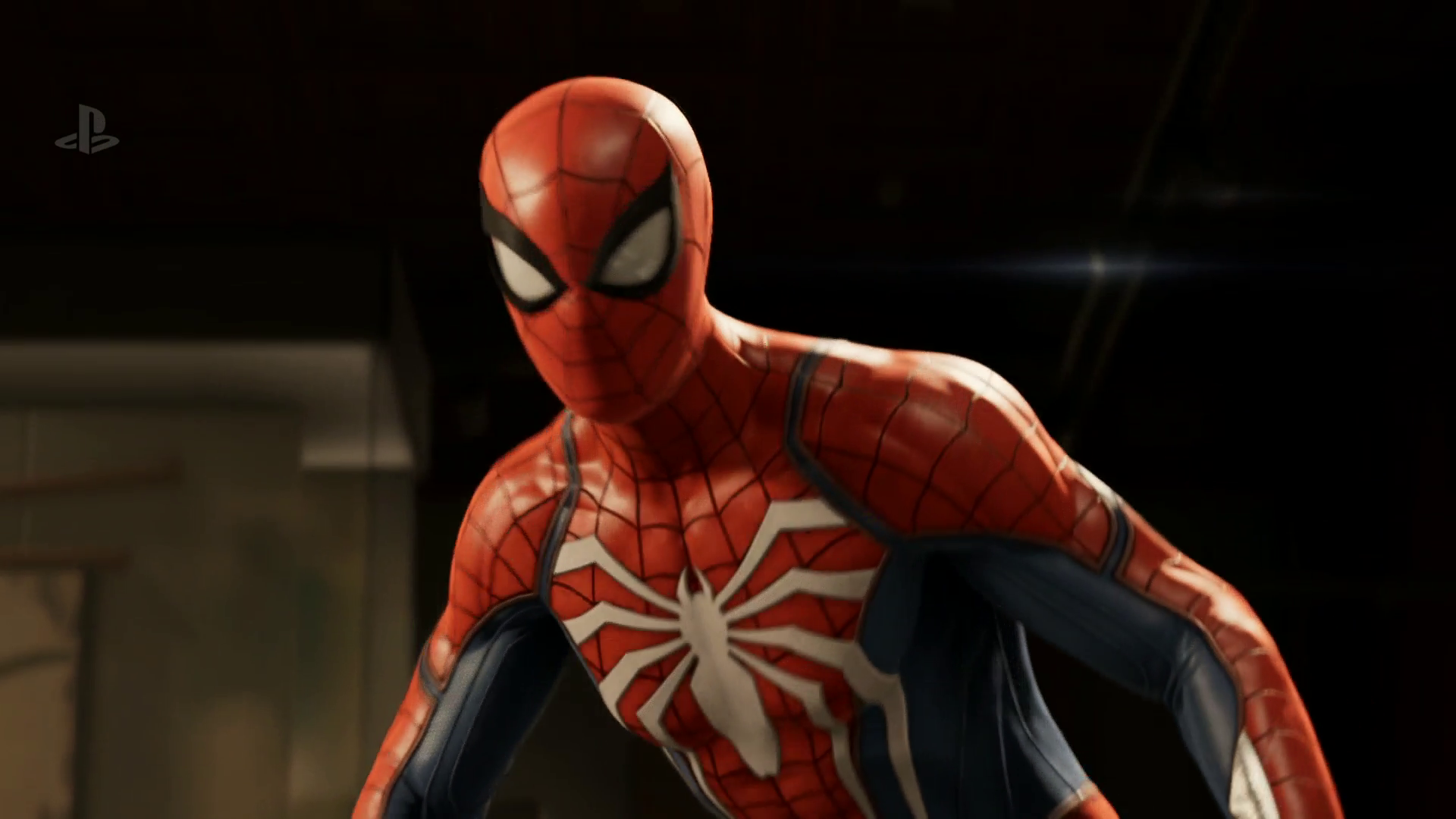 a close-up of Spider-Man in Marvel’s Spider-Man