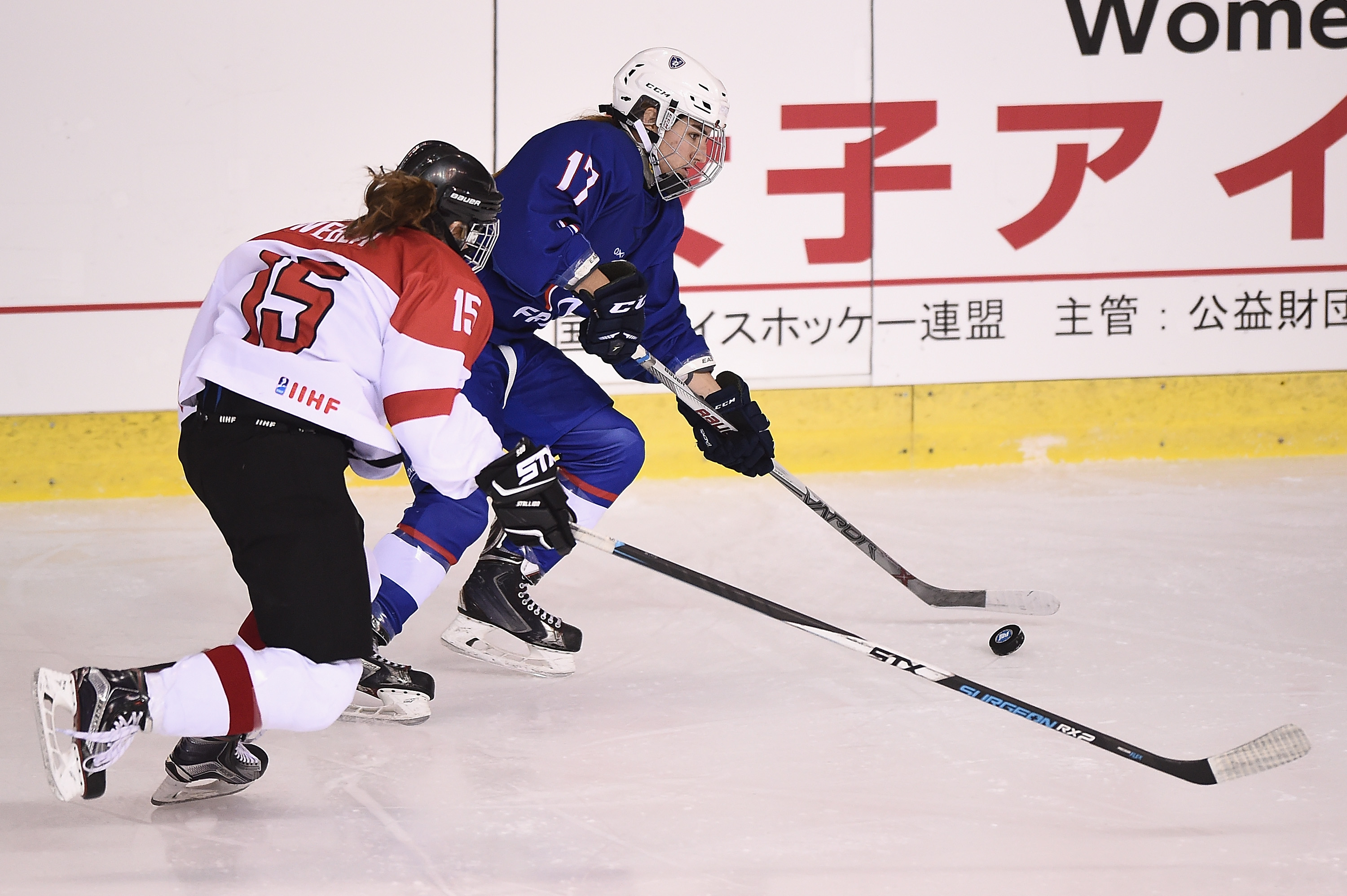France v Austria - Women’s Ice Hockey Olympic Qualification Final - Group D