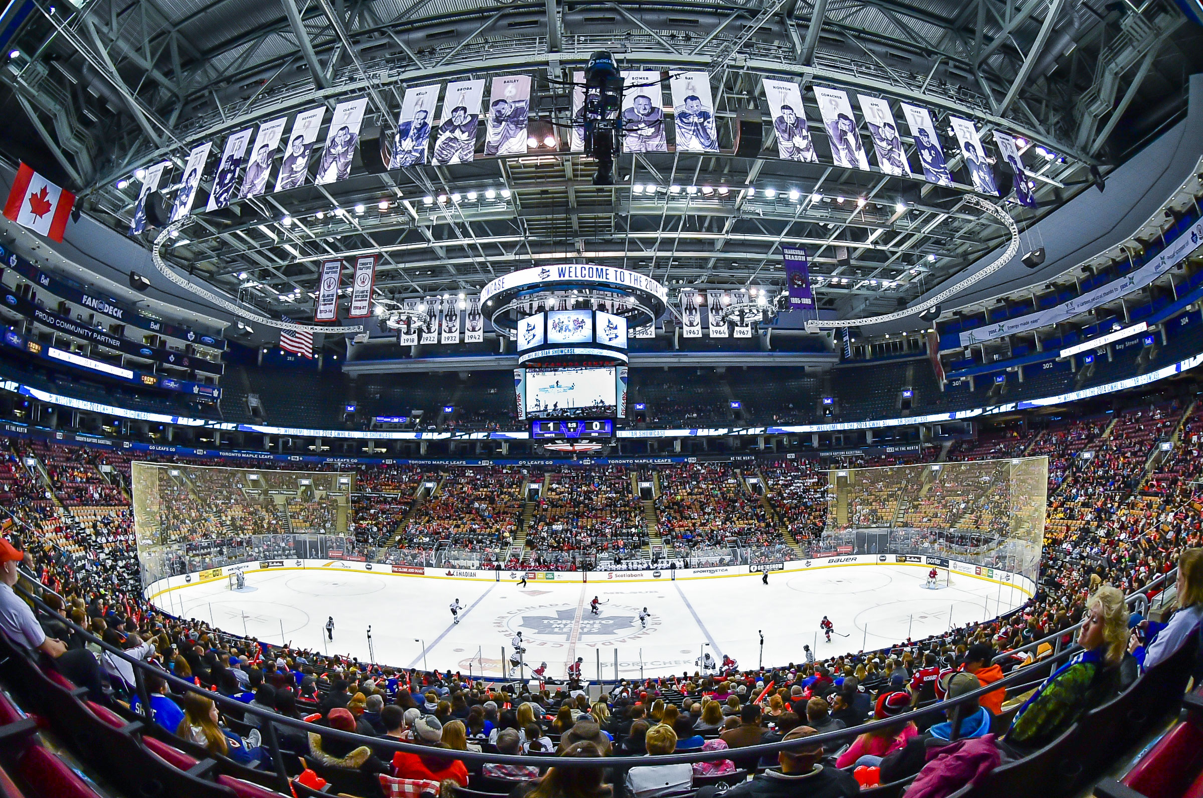 CWHL All-Star Game 2016 panoramic view, Air Canada Centre, Toronto