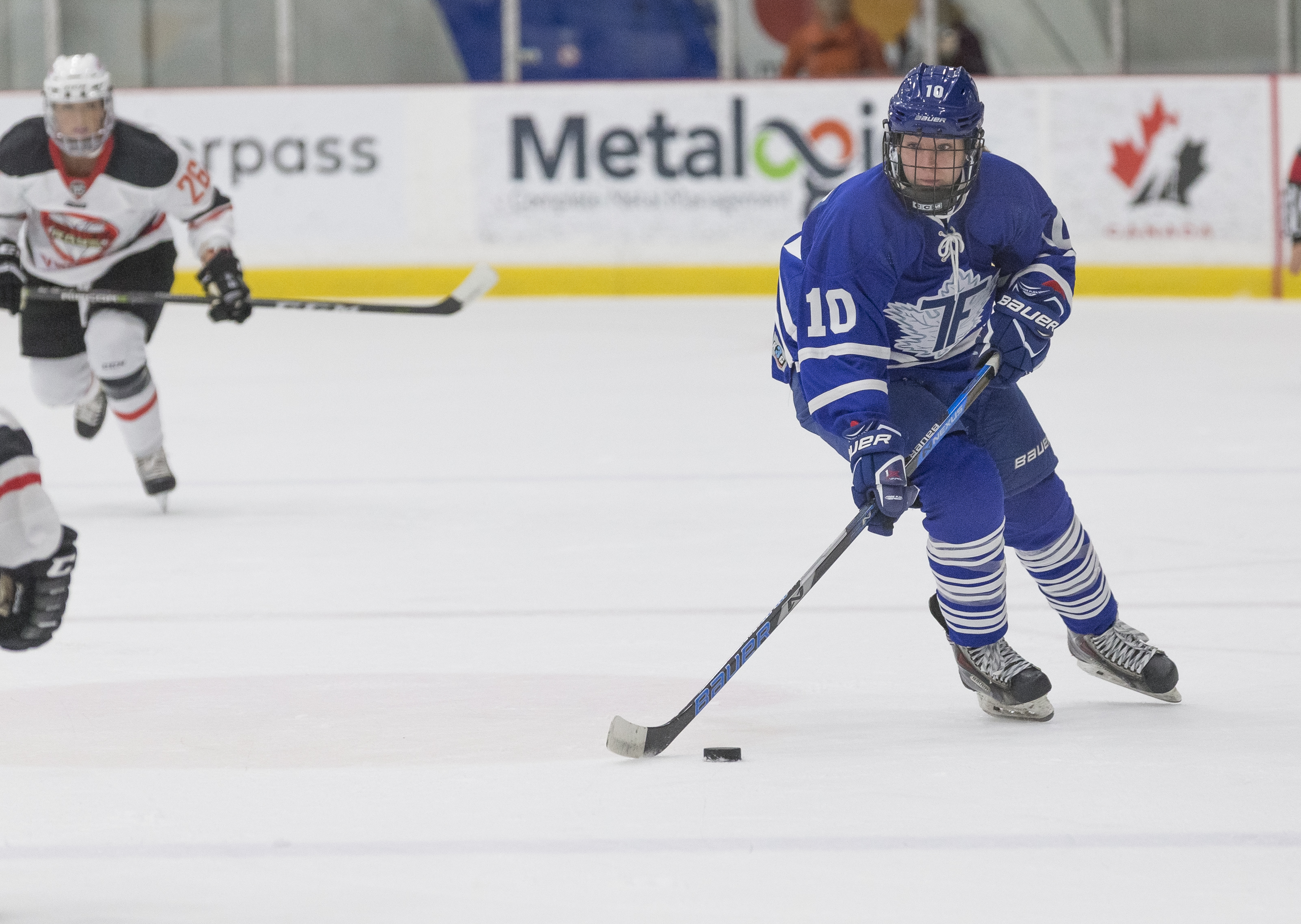 Shannon Stewart (10) of the Toronto Furies during a home game.