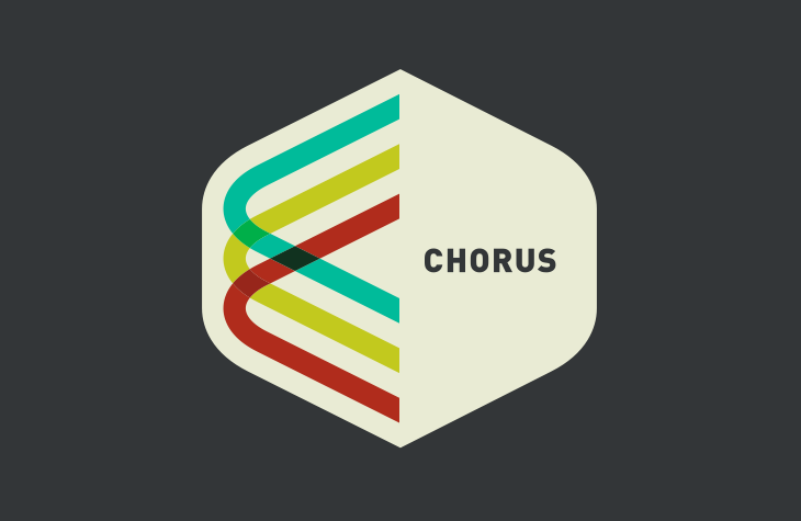 The Chorus logo, with multiple threads overlapping and intersecting.