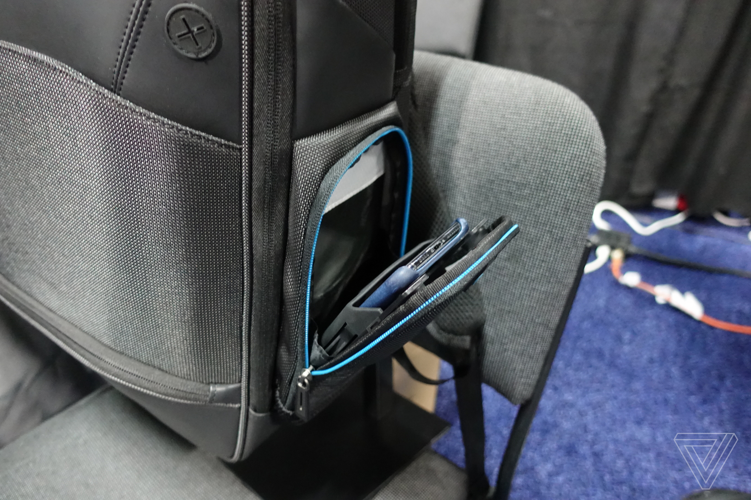 Targus backpack with wireless charging pocket