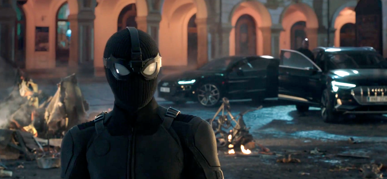 spider-man far from home black stealth costume
