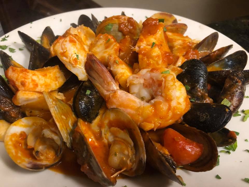 Seafood pasta special at Carlo’s Cucina Italiana