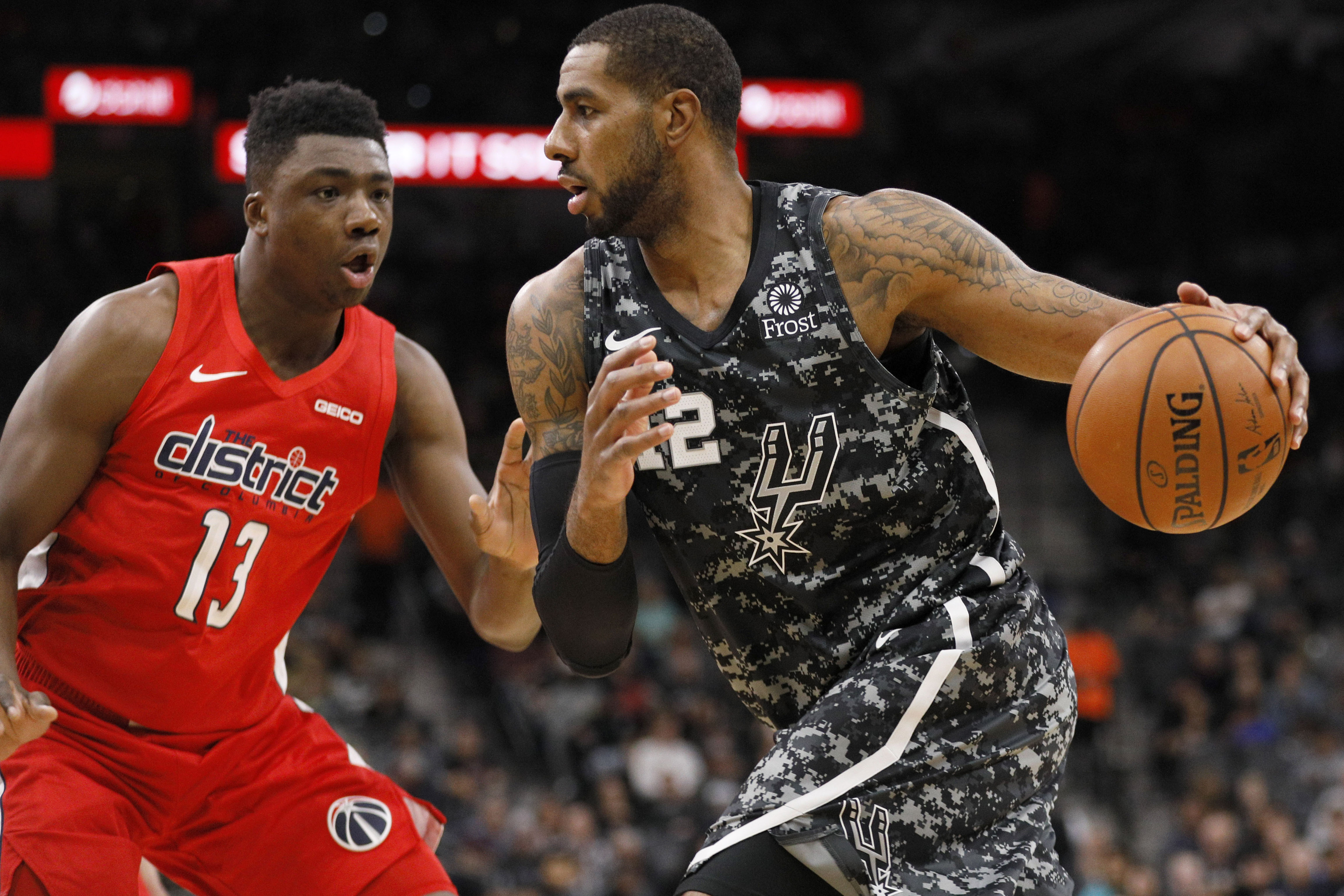 NBA: Washington Wizards at San Antonio Spurs