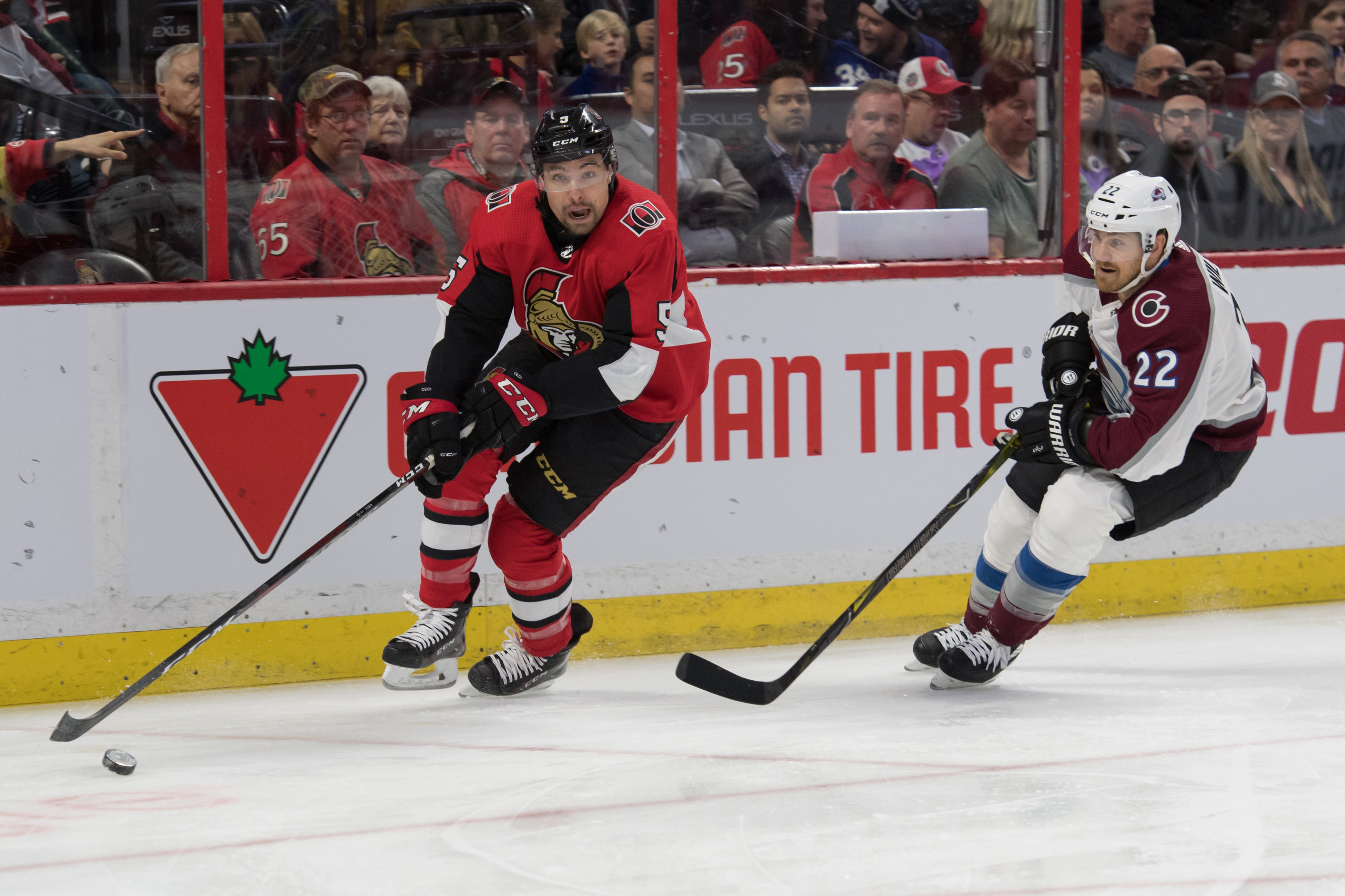 NHL: Colorado Avalanche at Ottawa Senators