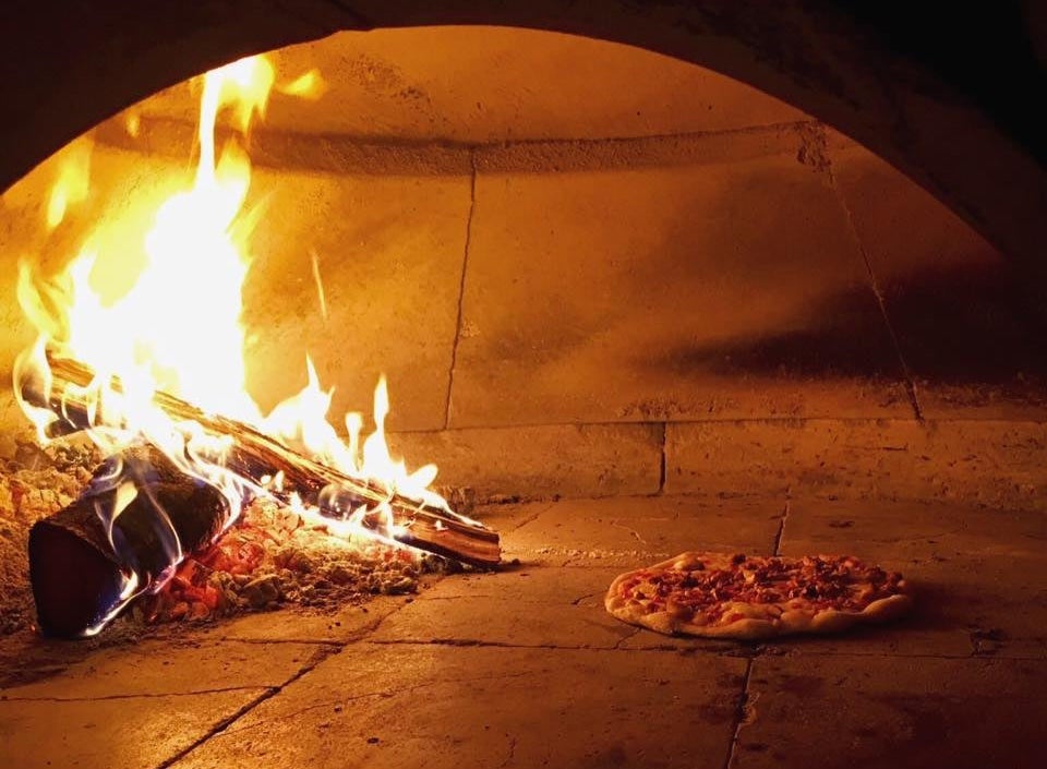The Sit Down restaurant’s pizza oven
