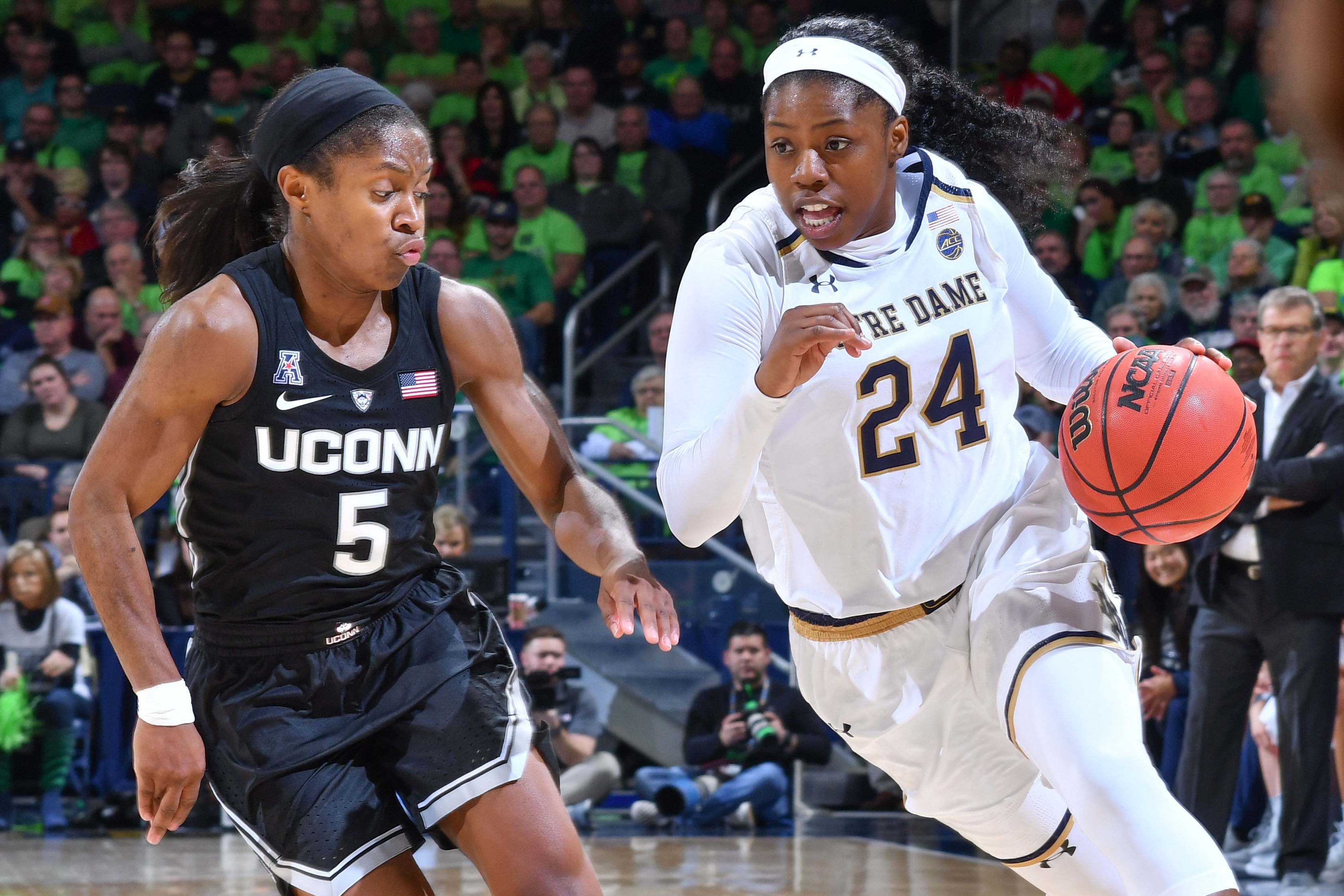 NCAA Womens Basketball: Connecticut at Notre Dame