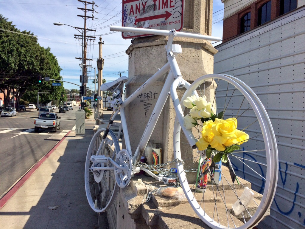 Ghost bike memorial