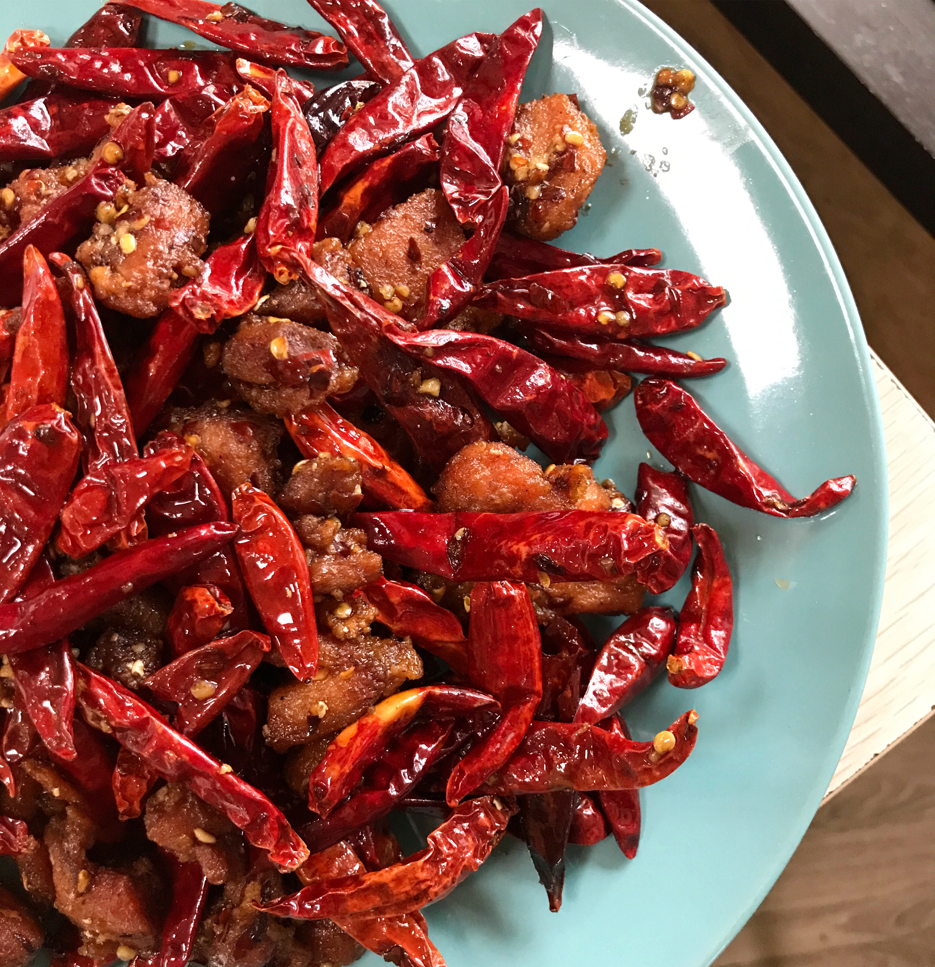Chongqing spicy chicken from Chong Qing Hot Pot at Atlanta Chinatown