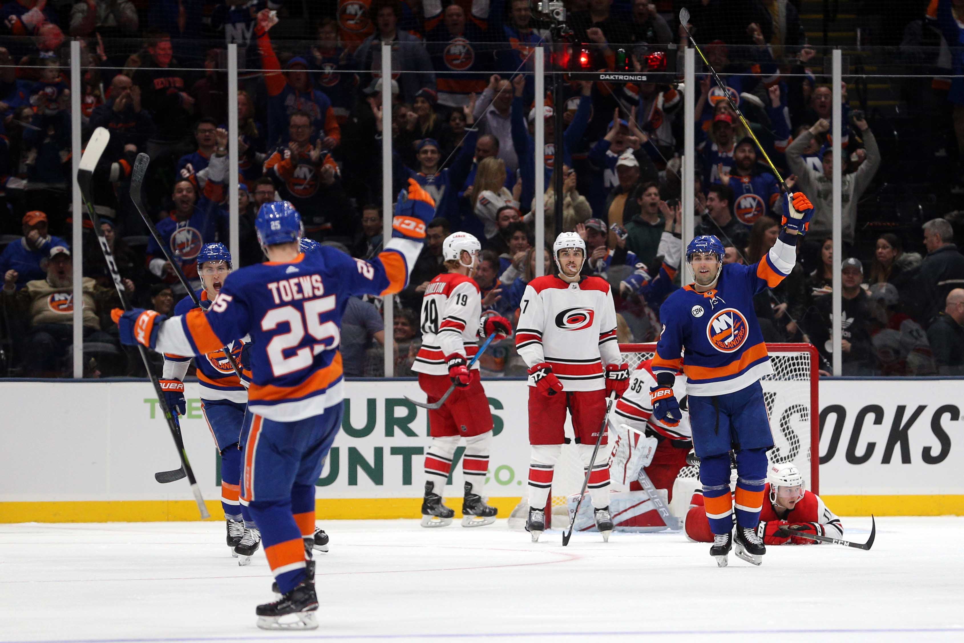 NHL: Carolina Hurricanes at New York Islanders
