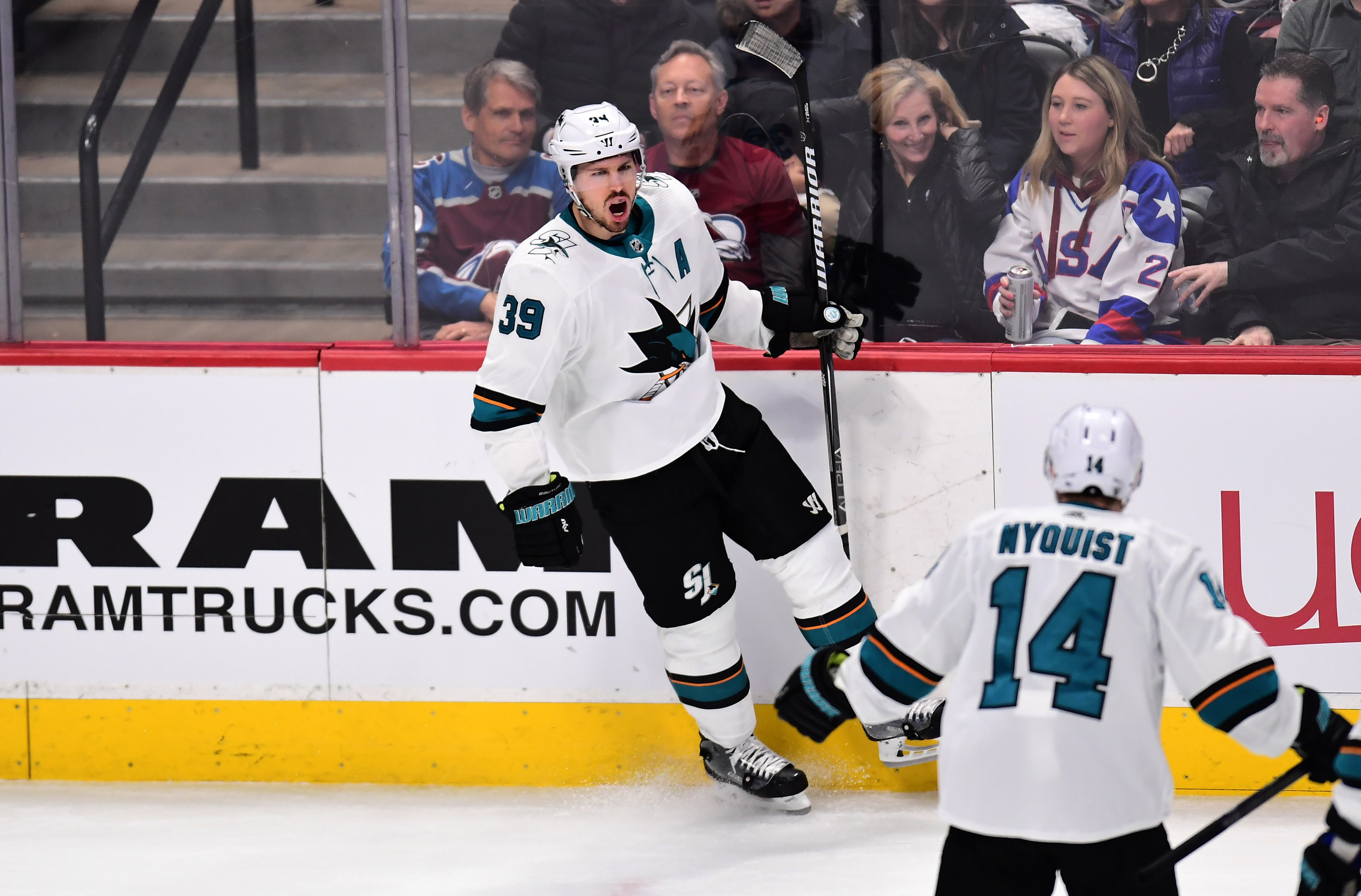NHL: Stanley Cup Playoffs-San Jose Sharks at Colorado Avalanche