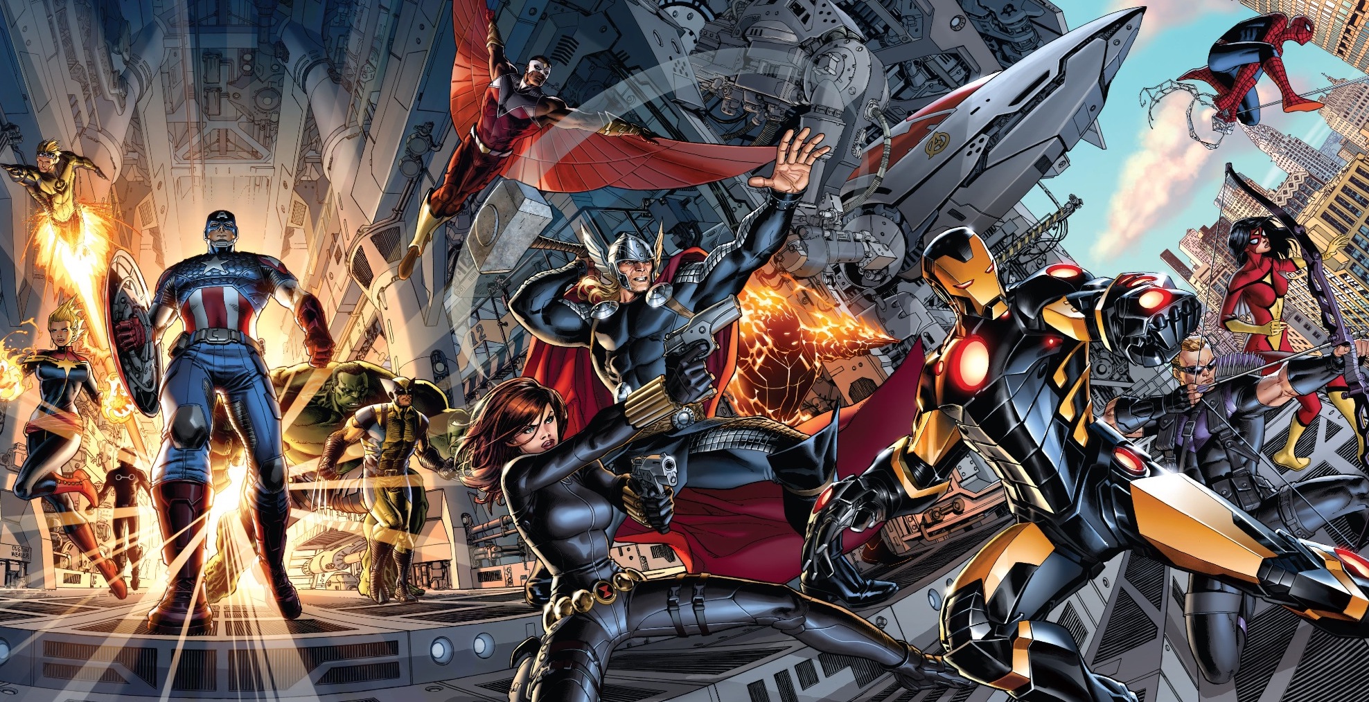 hickman avengers covers 1 - 3 (2012)