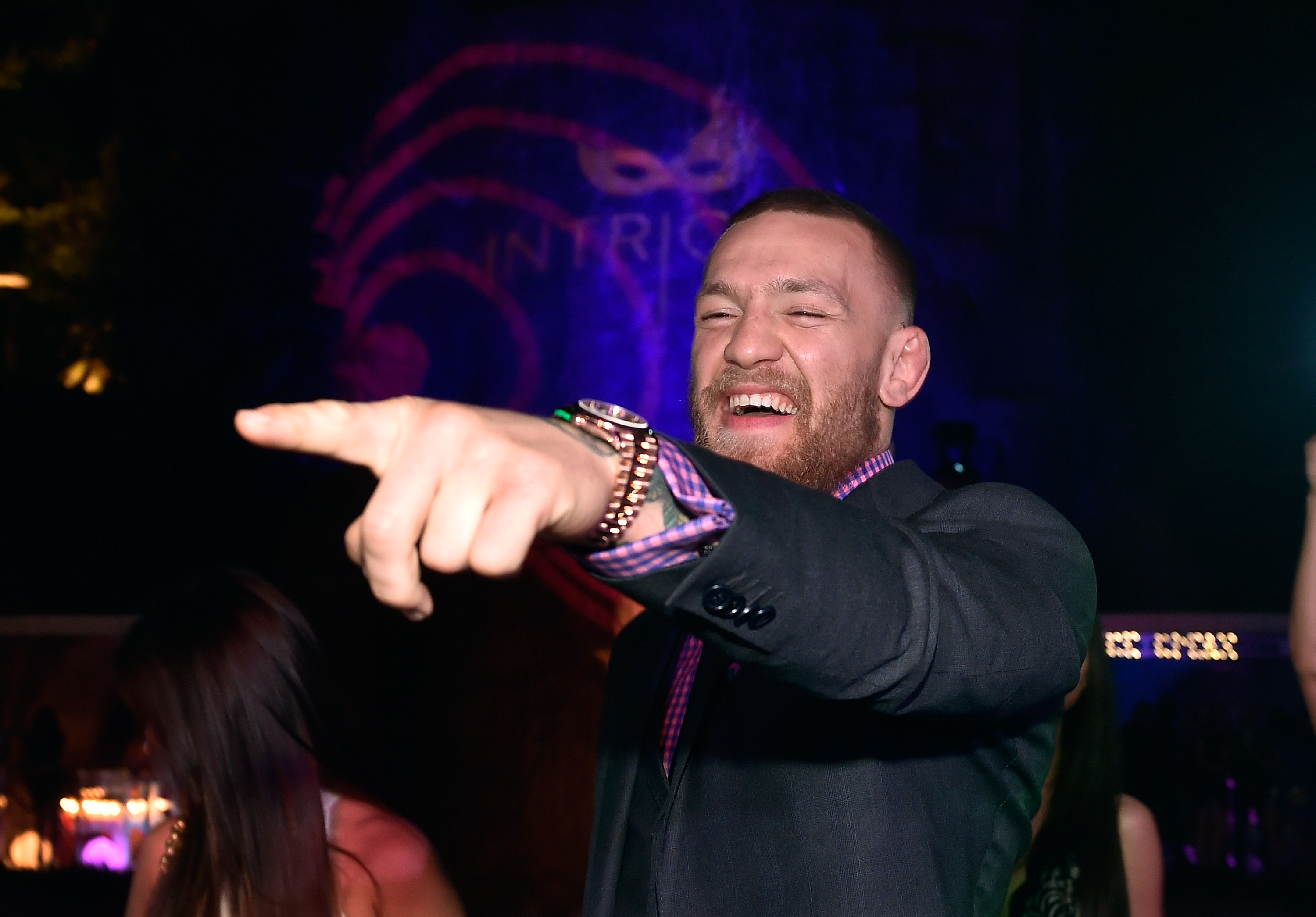 Conor McGregor Hosts At Intrigue Nightclub In Wynn Las Vegas