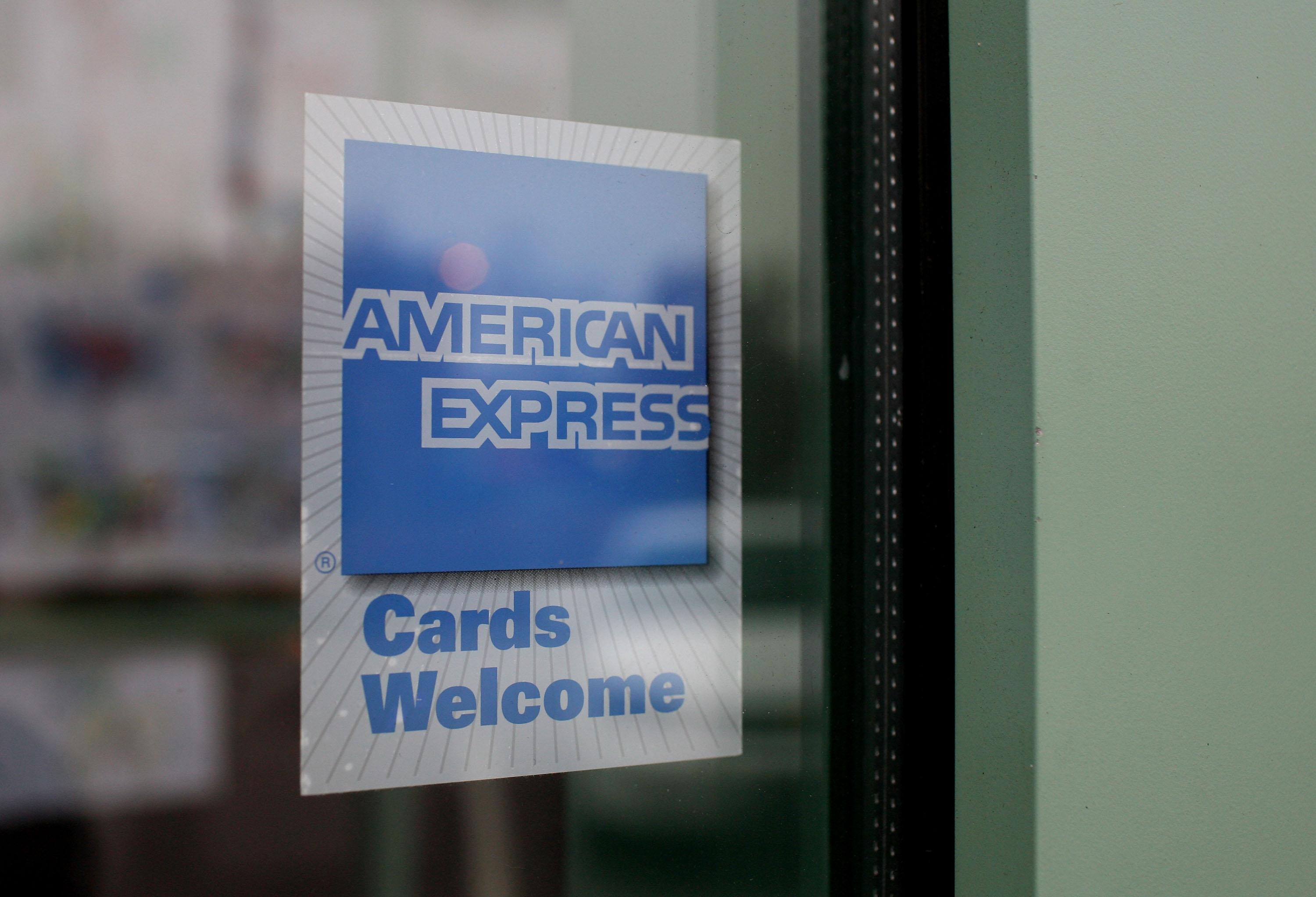 American Express sign