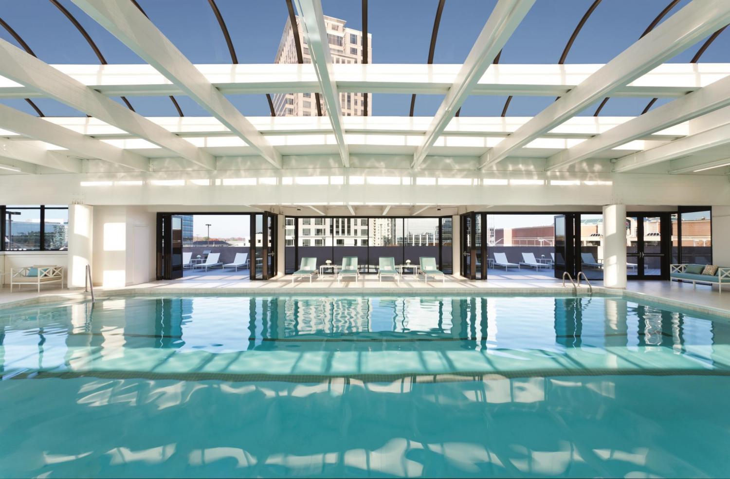 The revived indoor pool at The Whitley.