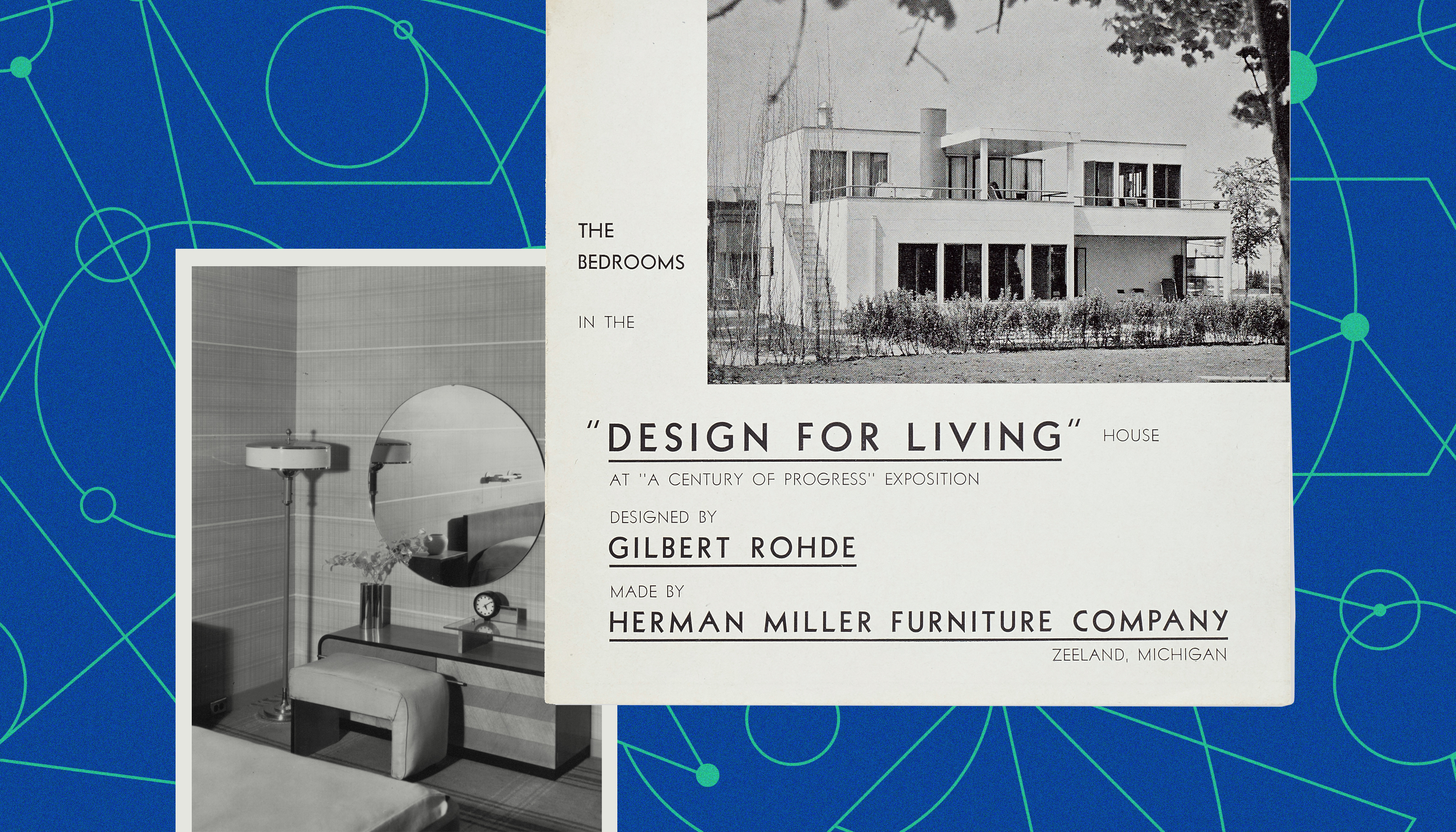 A brochure, Herman Miller’s Design for Living House. 
