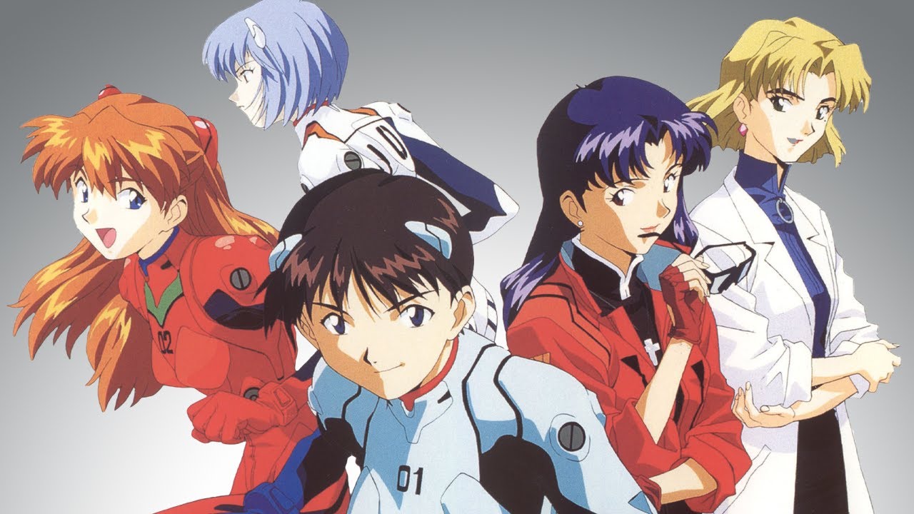 Shinji and crew from Neon Genesis Evangelion