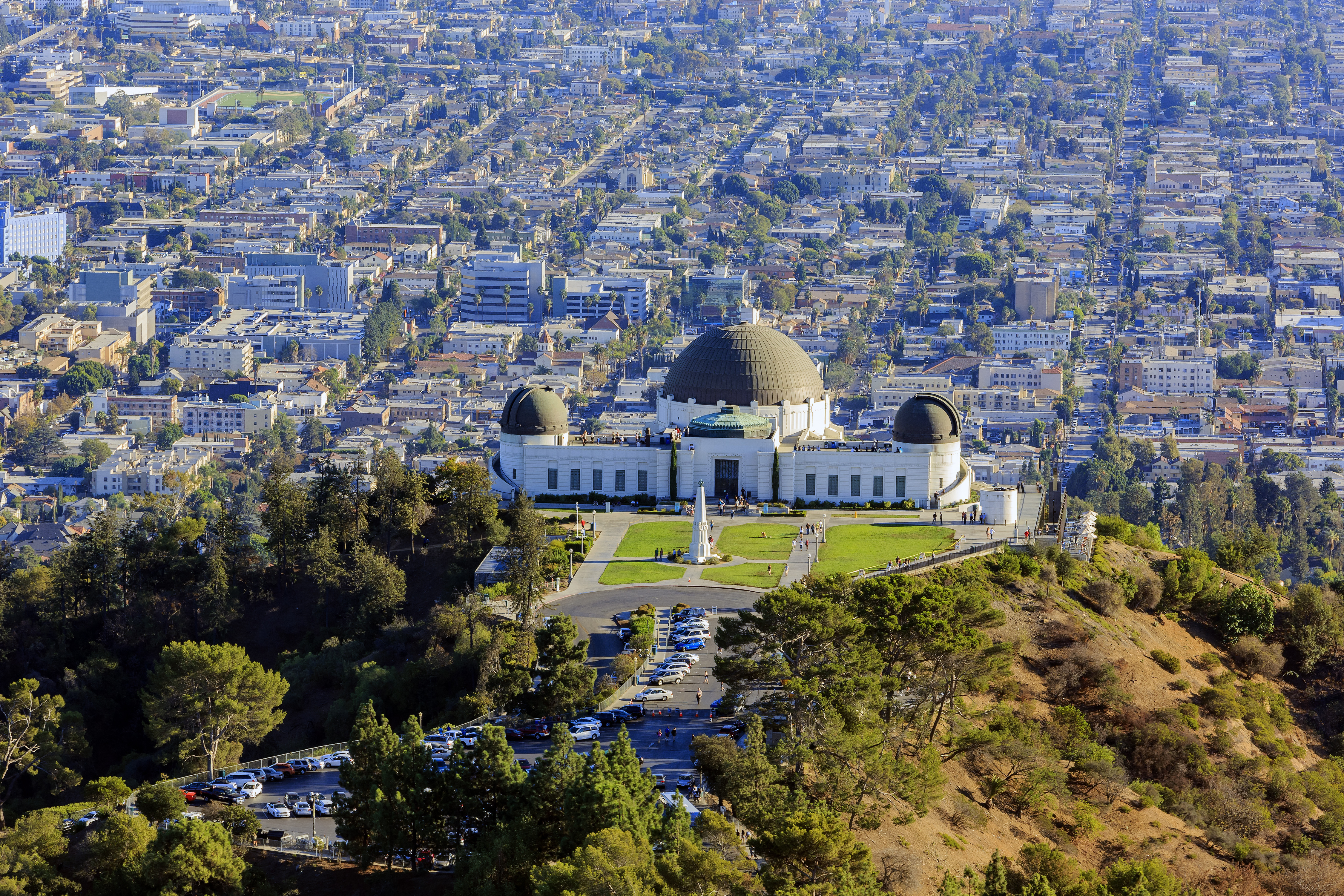 View from above Griffith Observatory