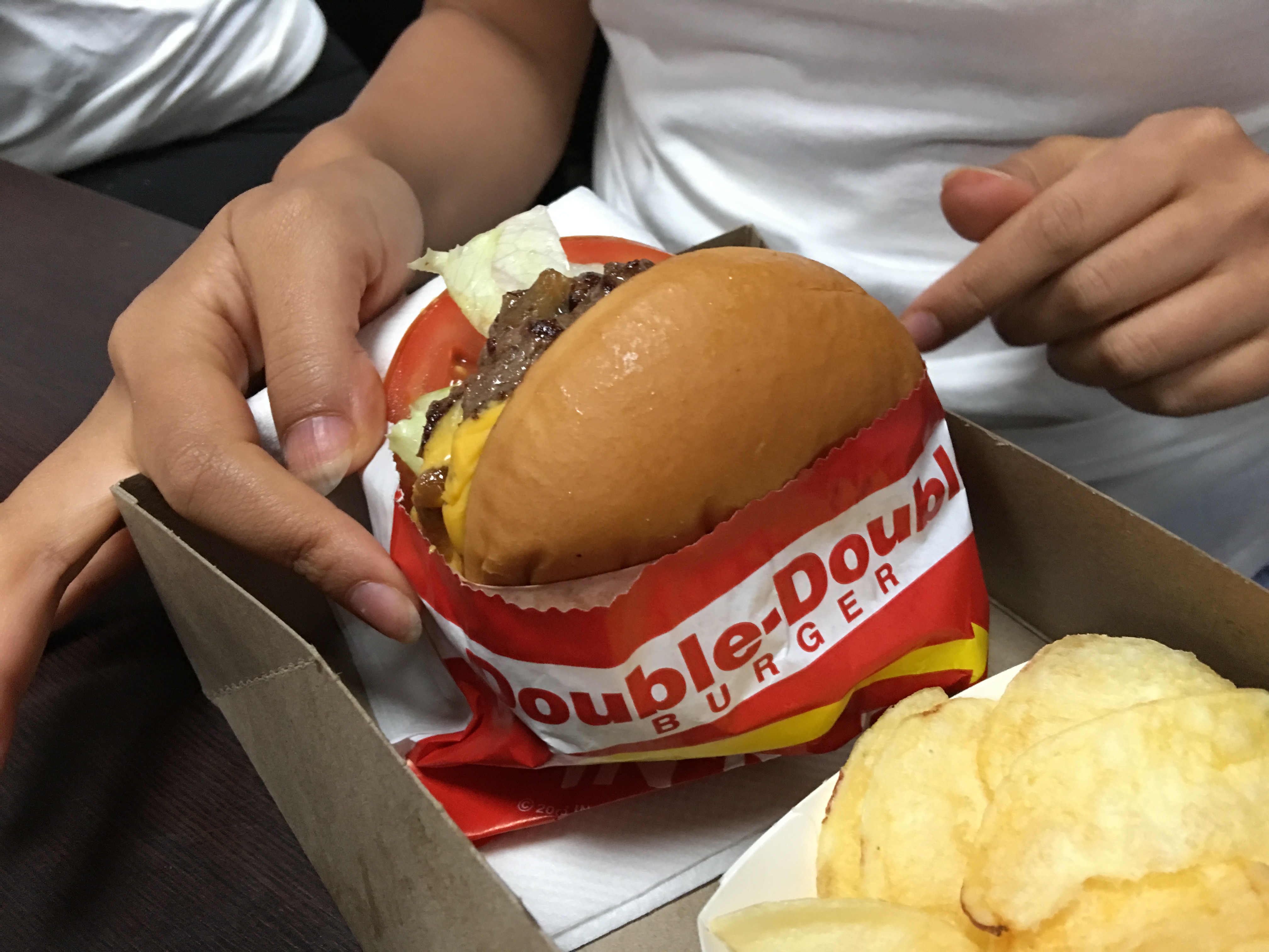 An In-N-Out burger