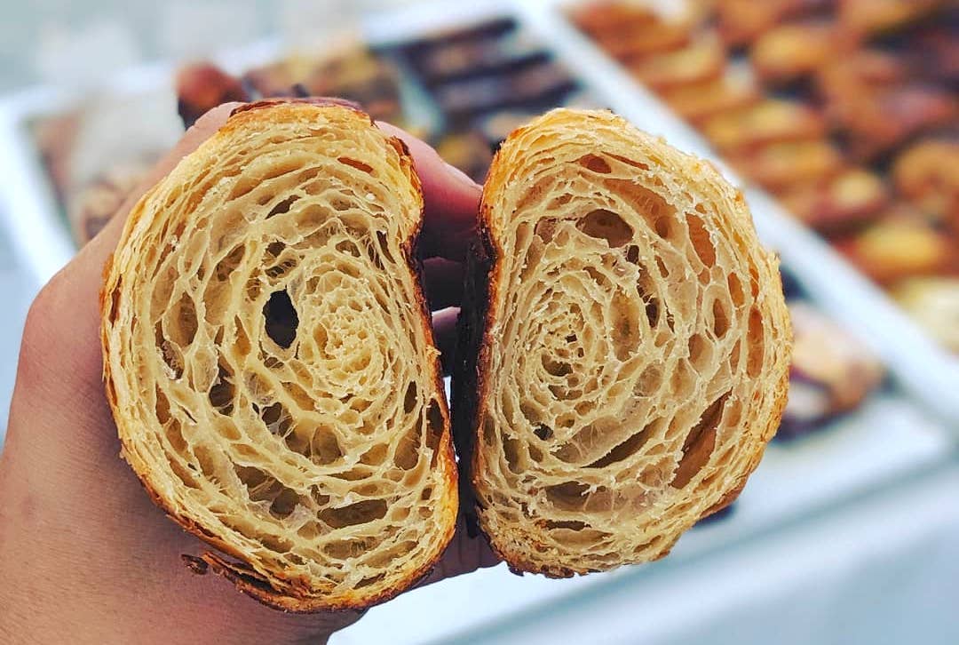 colossus bread croissant inside.