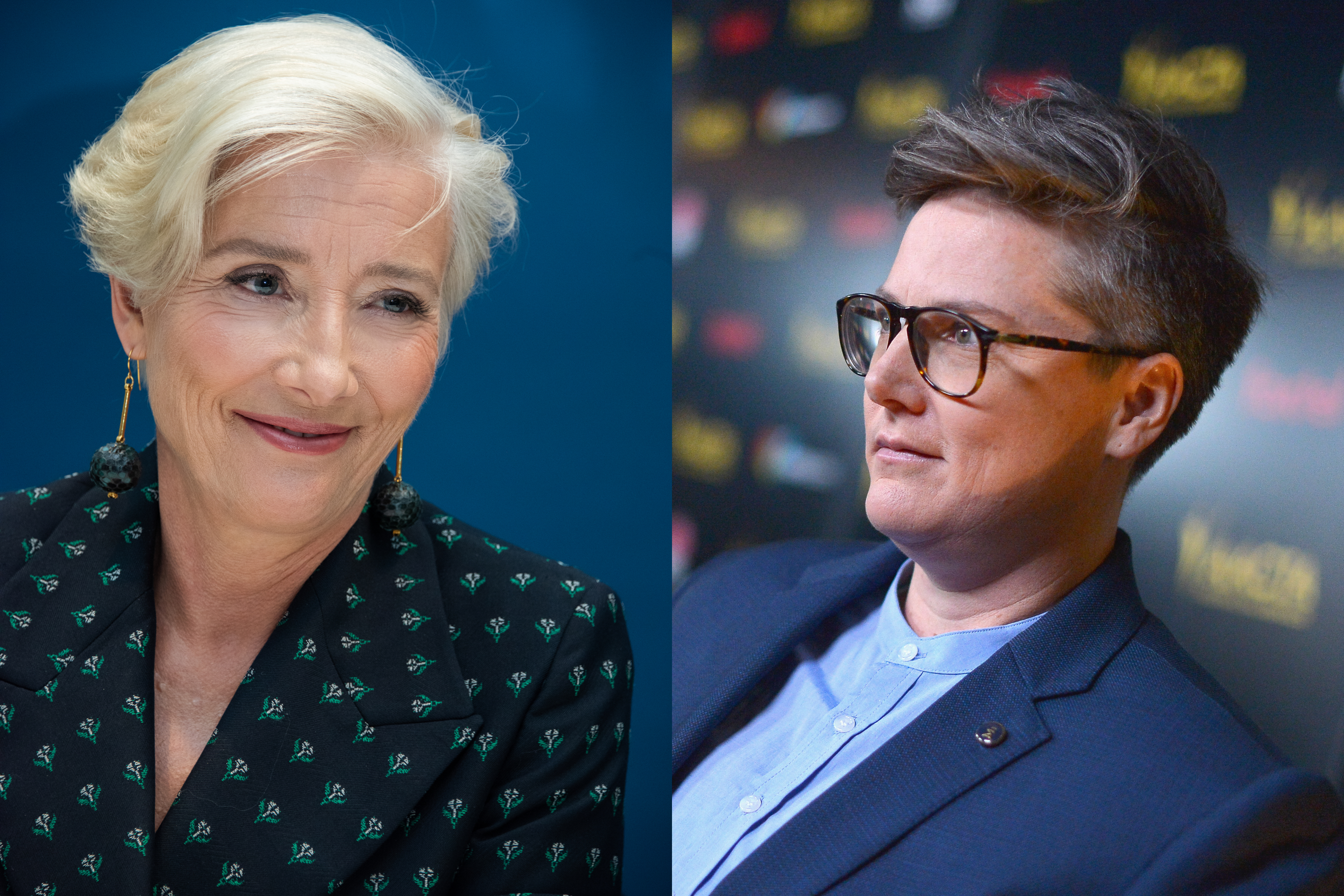 Douglas and Nanette star Hannah Gadsby joined Emma Thompson for pints in London