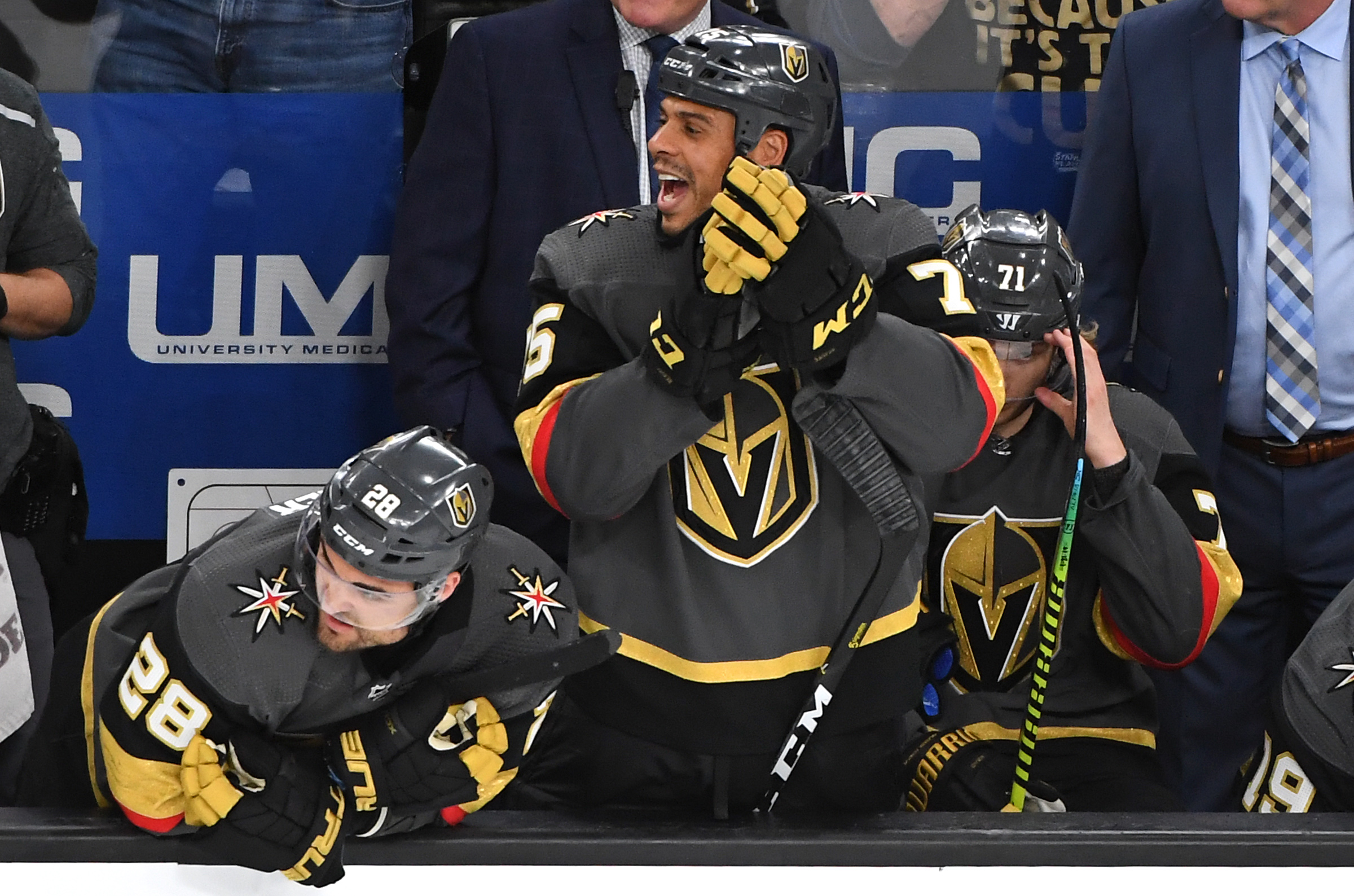 NHL: Stanley Cup Playoffs-San Jose Sharks at Vegas Golden Knights
