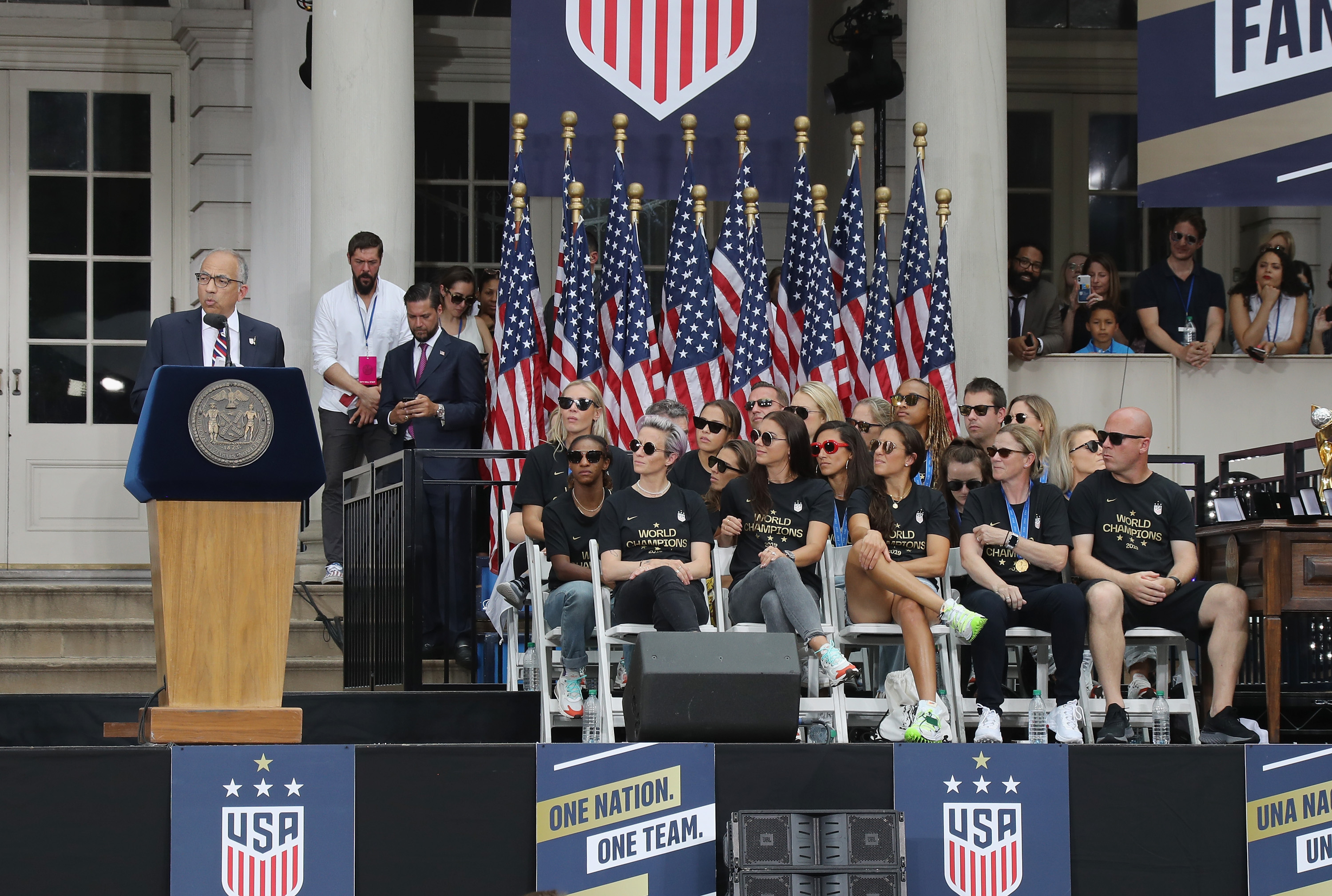 The U.S. Women’s National Soccer Team Victory Parade and City Hall Ceremony