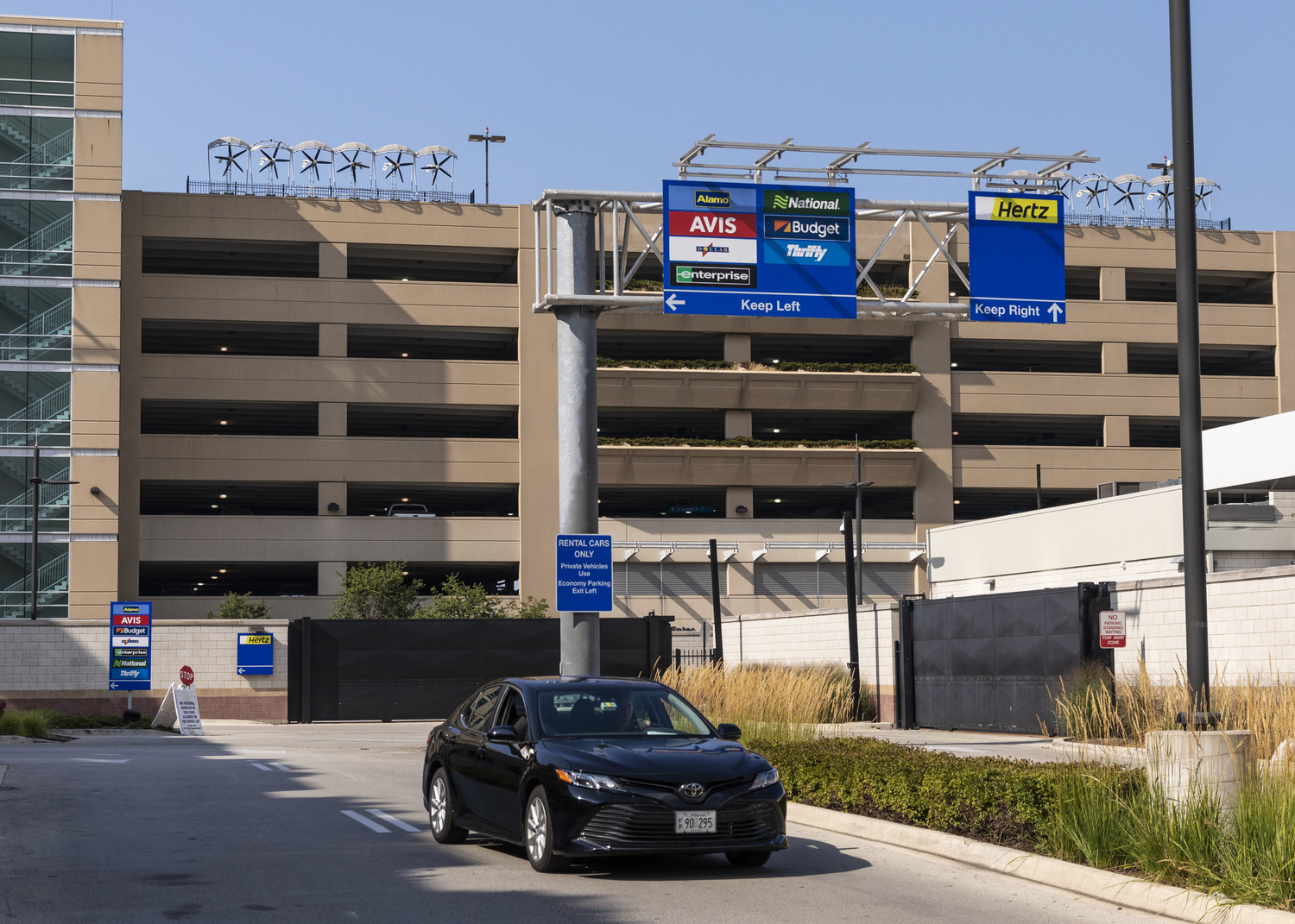 The Midway Airport rental car facility, 5150 W. 55th St.