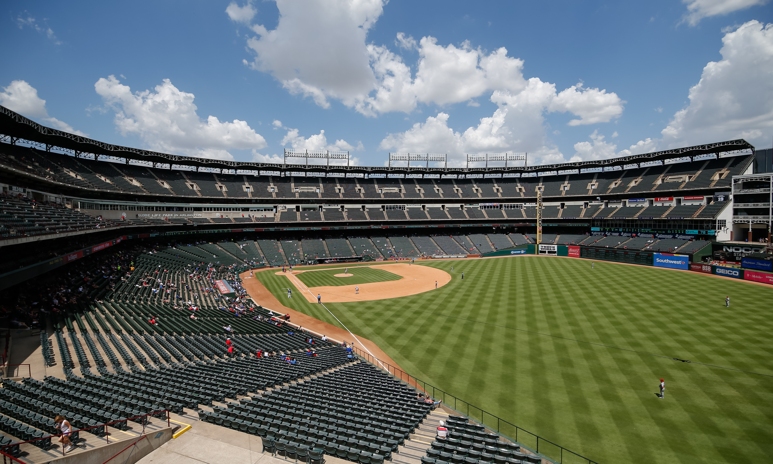 MLB: Game One-Los Angeles Angels at Texas Rangers