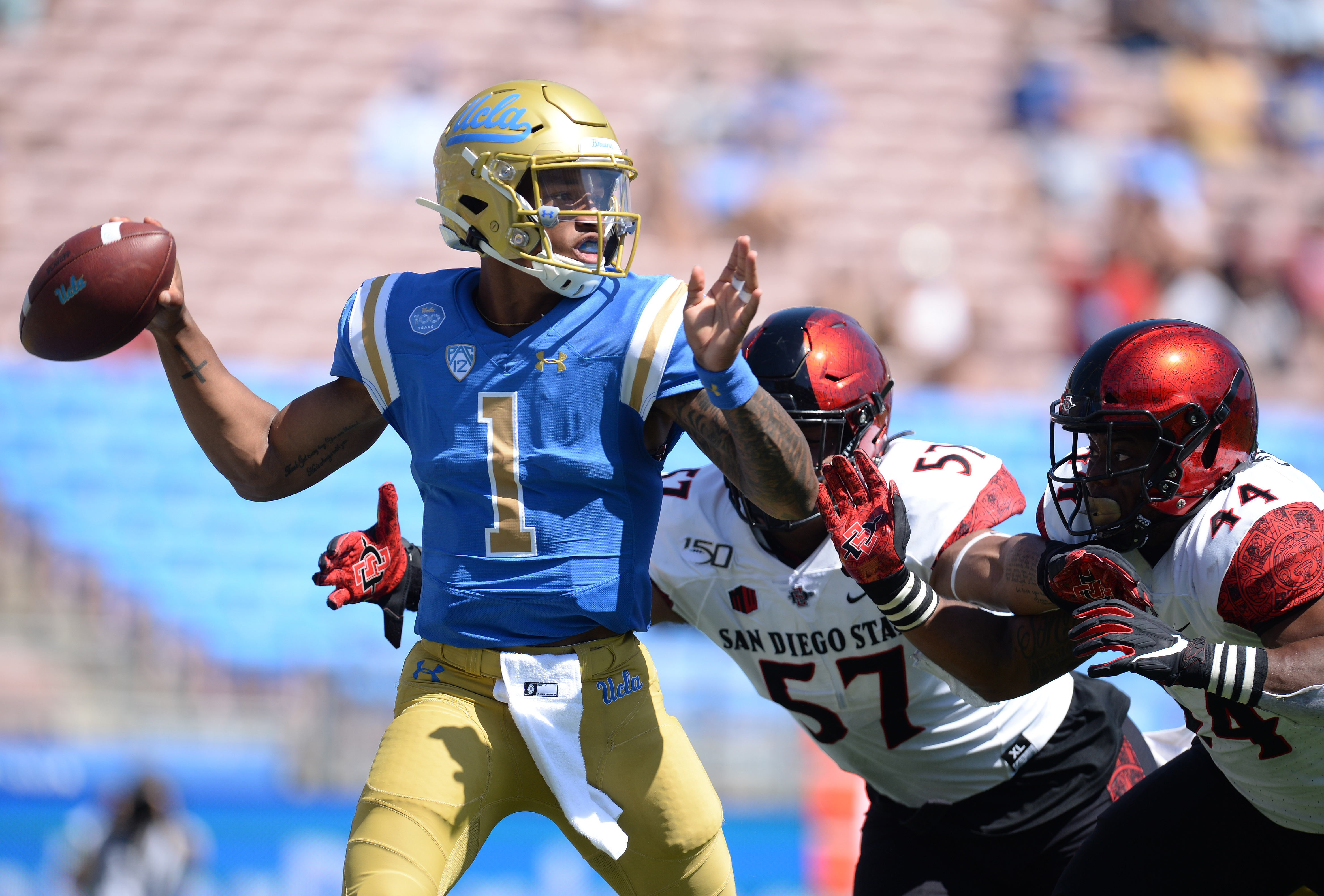 NCAA Football: San Diego State at UCLA