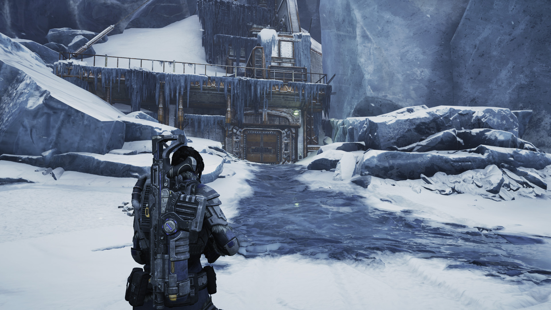Gears 5 Act 2 – Chapter 4 The Source of It All East Comm Tower Substation 